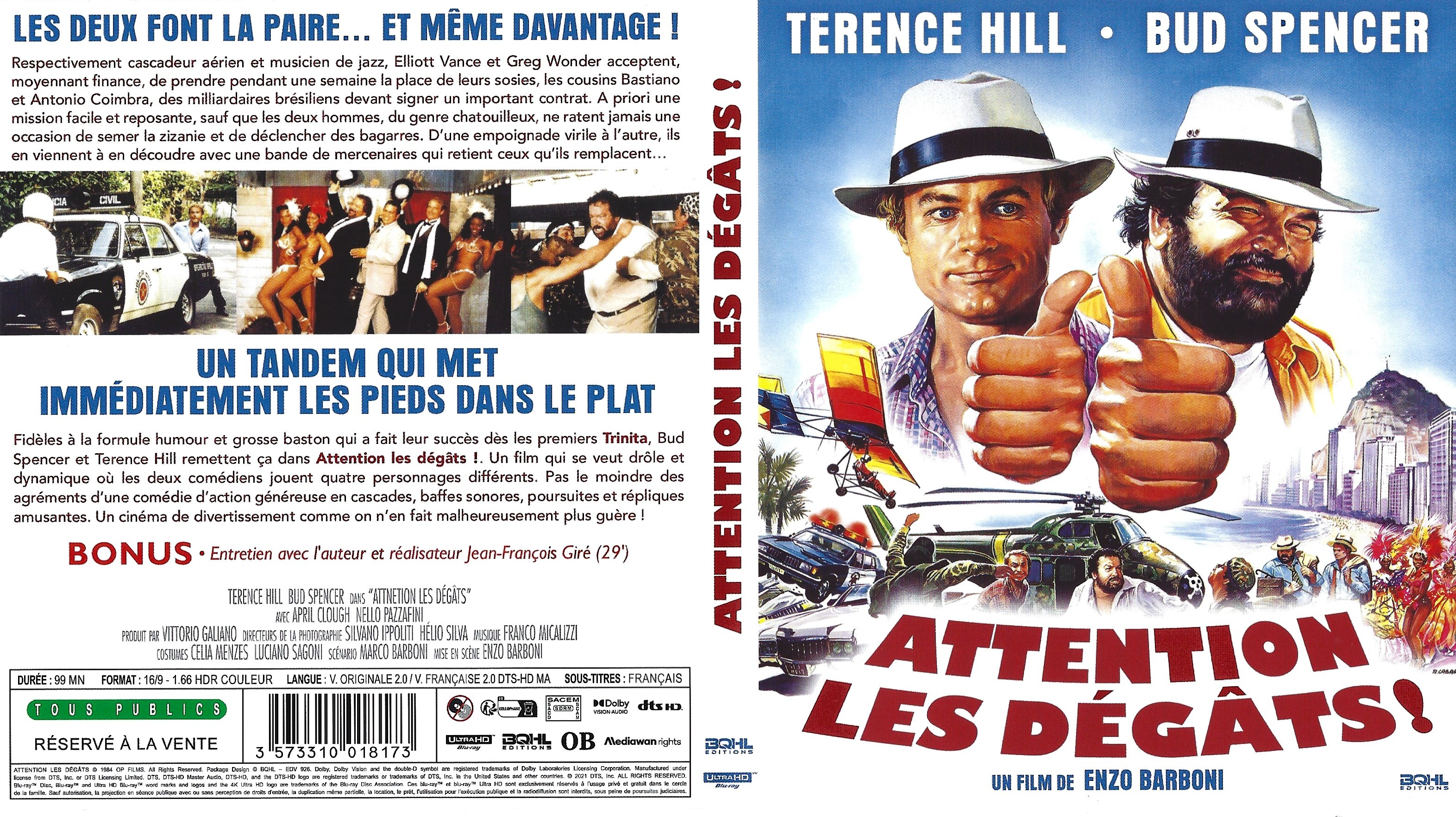Jaquette DVD Attention les dgts 4K (BLU-RAY)