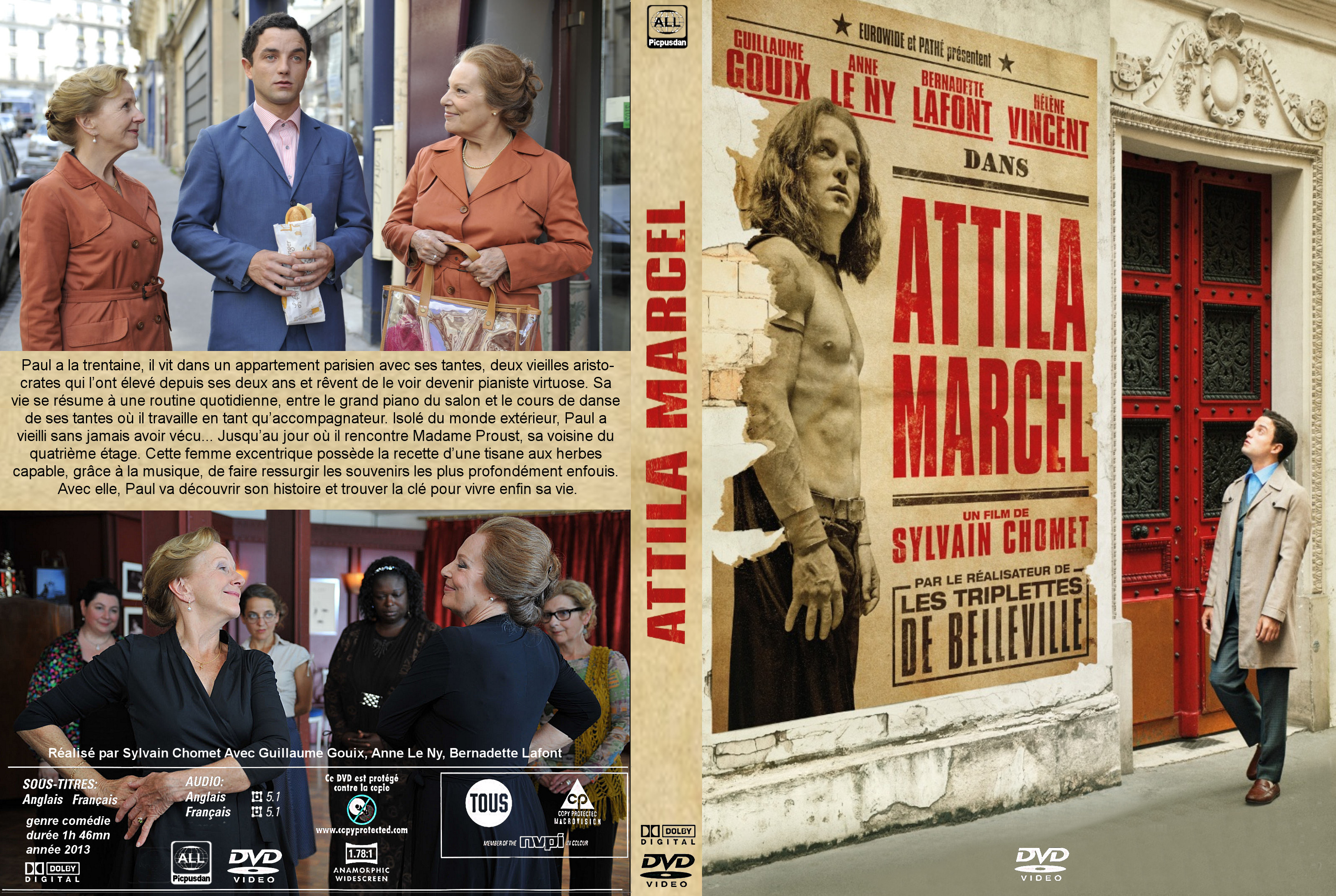 Jaquette DVD Attila Marcel custom