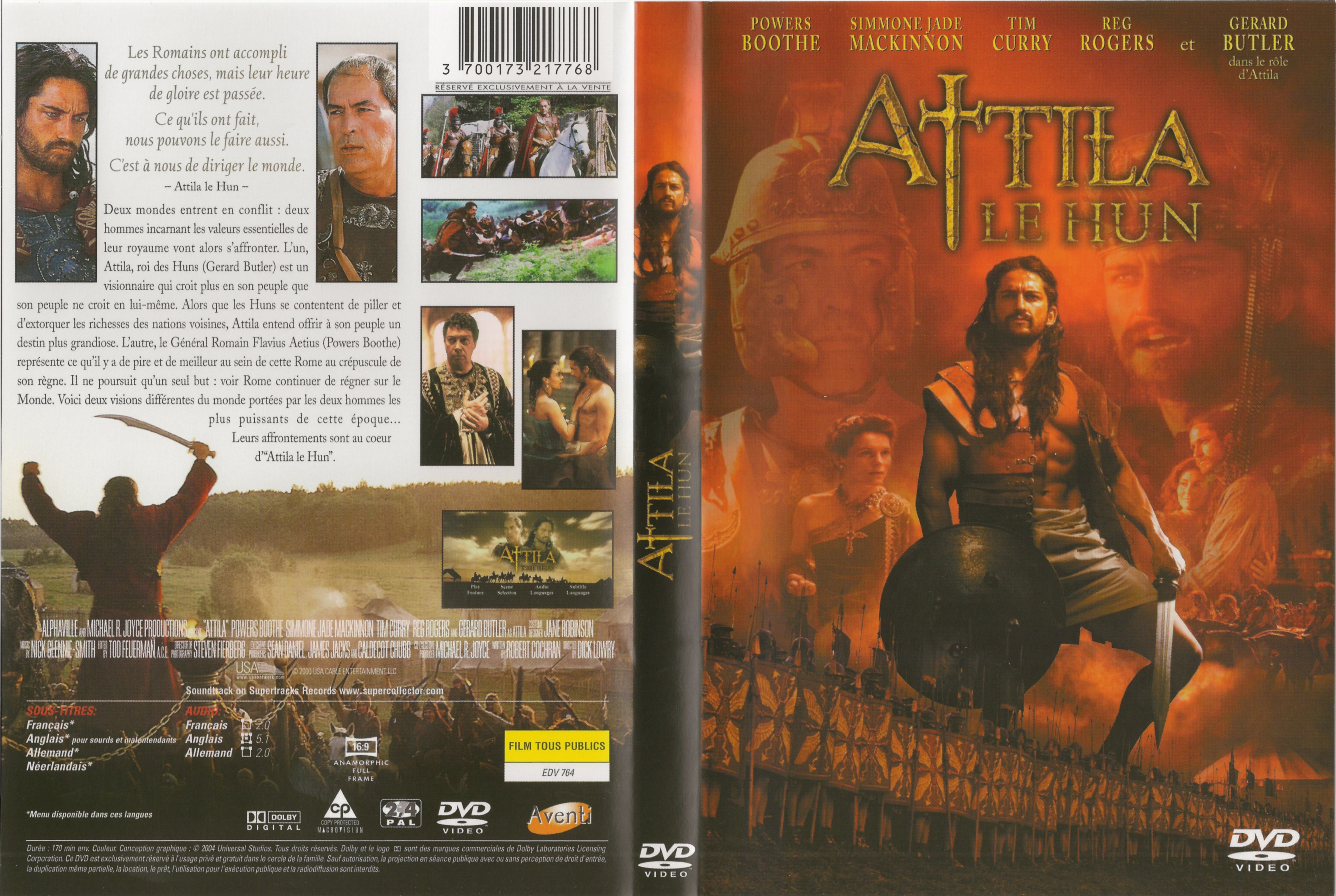 Jaquette DVD Attila le hun