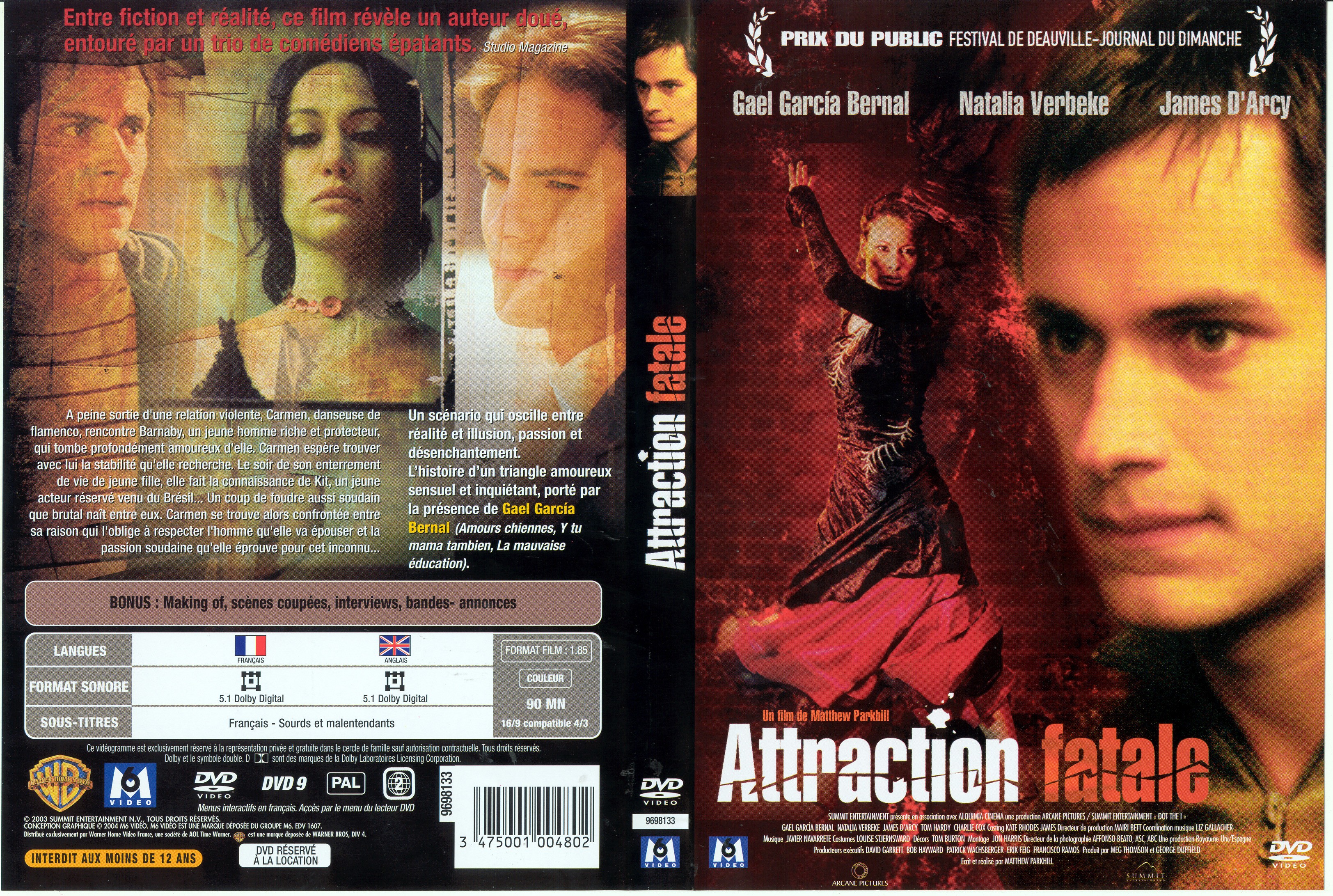 Jaquette DVD Attraction fatale