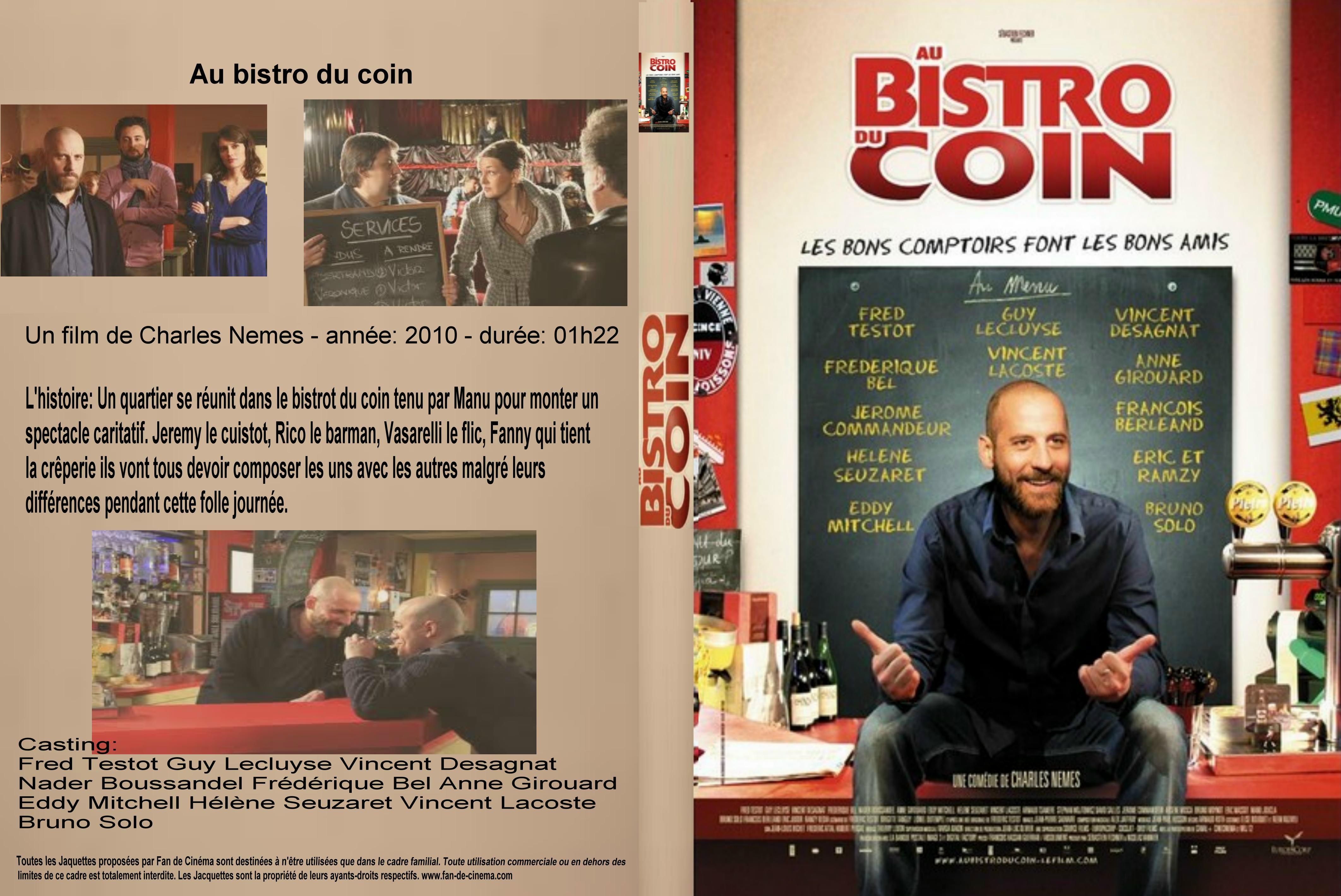 Jaquette DVD Au bistro du coin custom