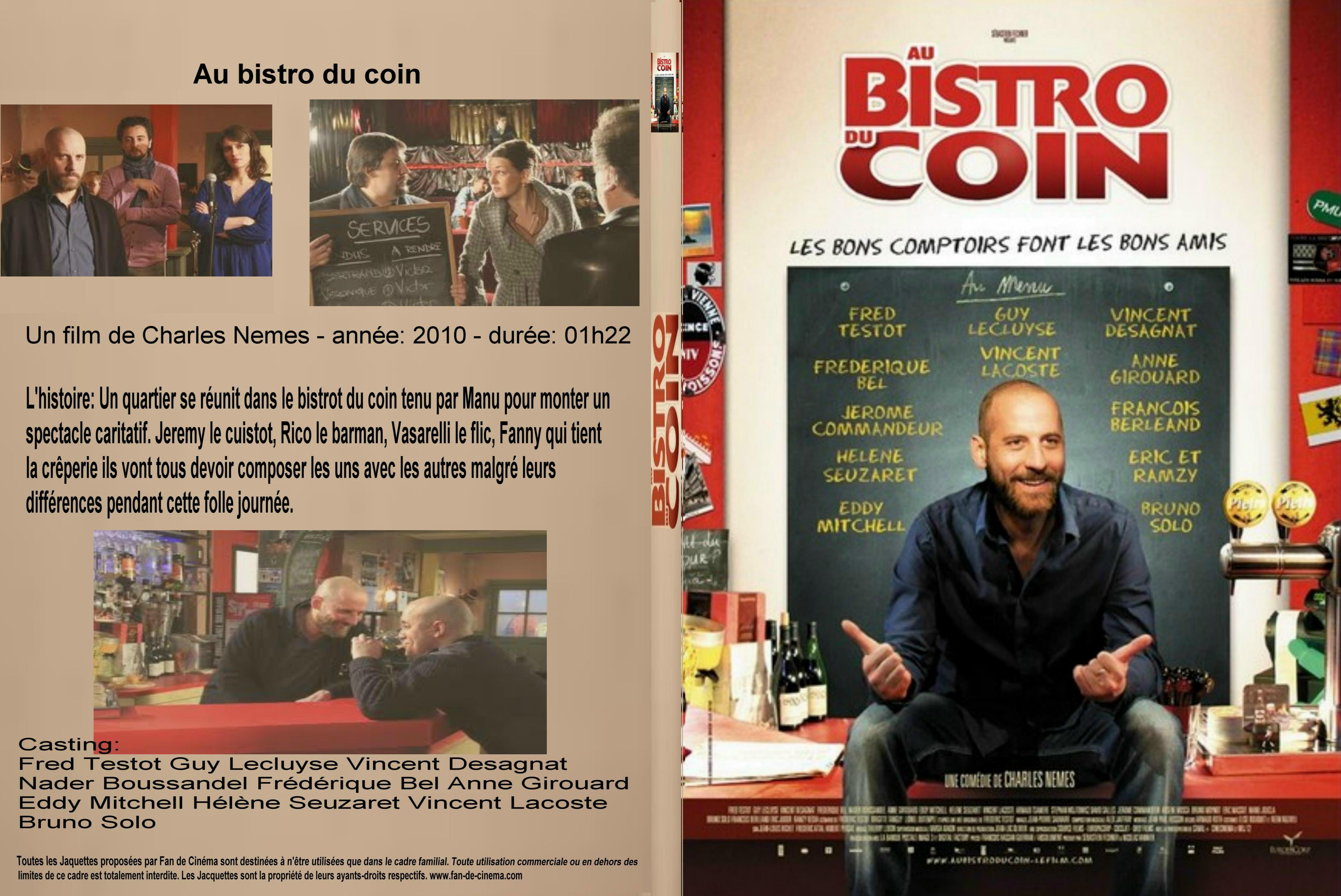 Jaquette DVD Au bistro du coin custom - SLIM