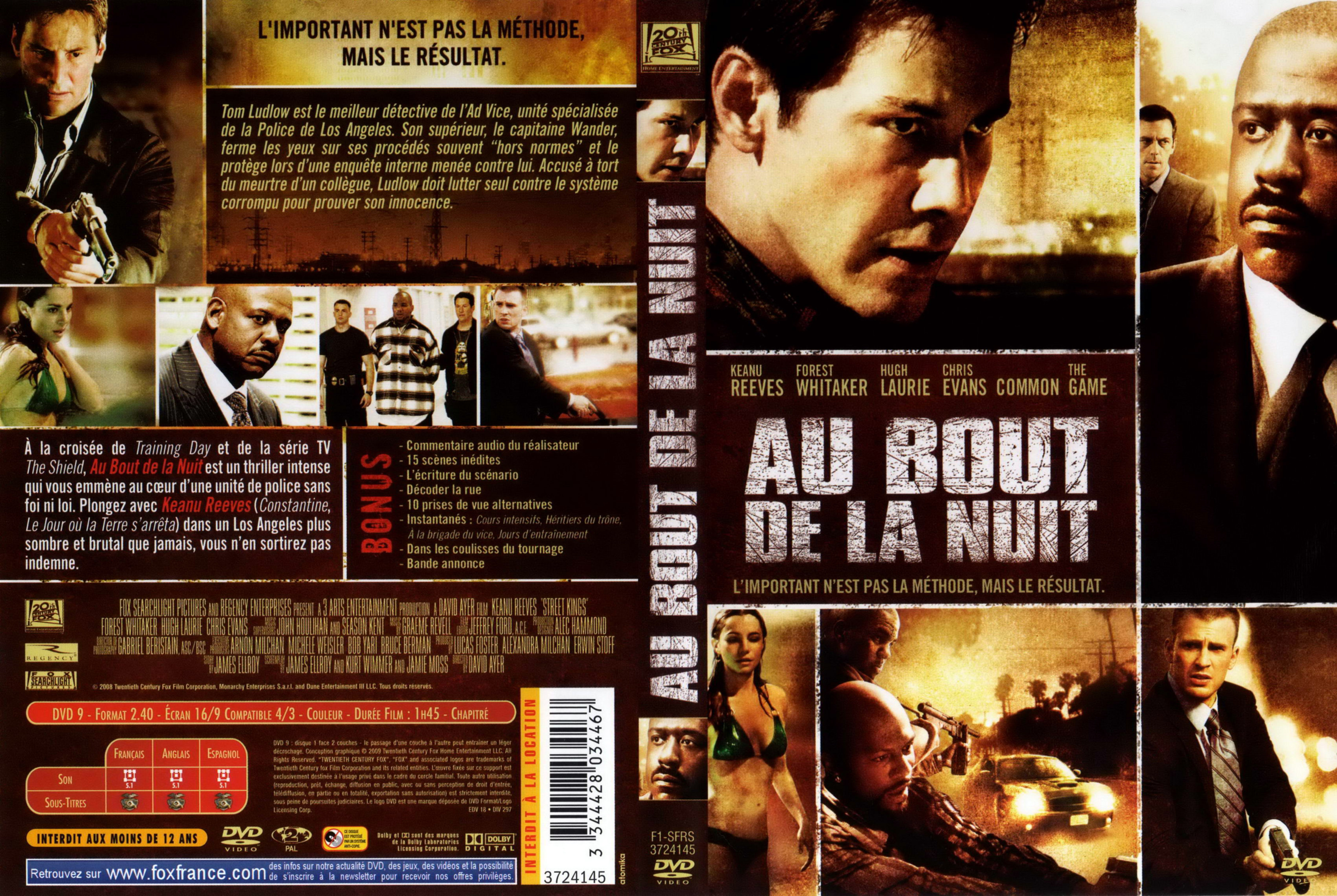 Jaquette DVD Au bout de la nuit