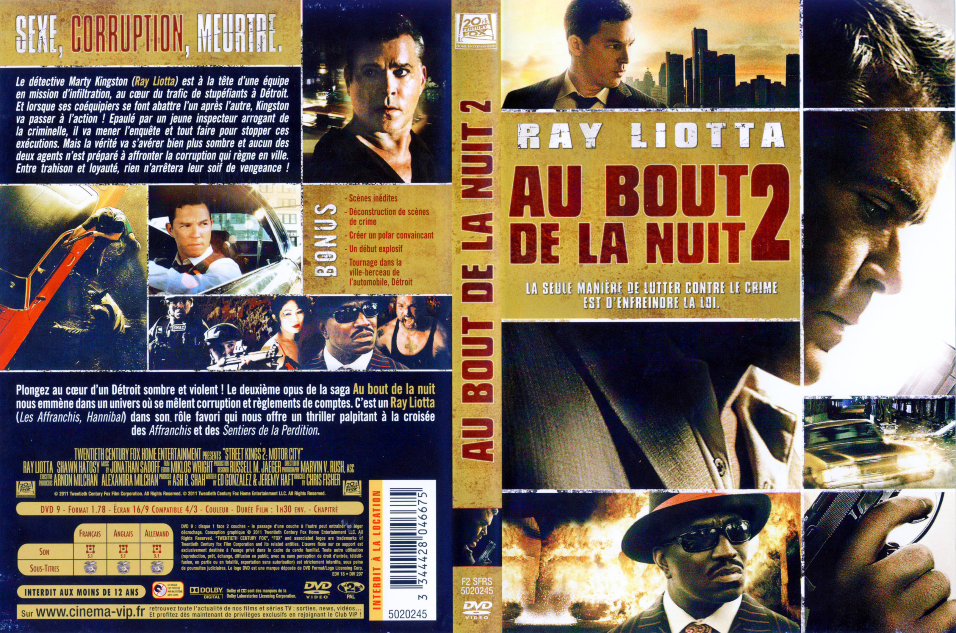 Jaquette DVD Au bout de la nuit 2