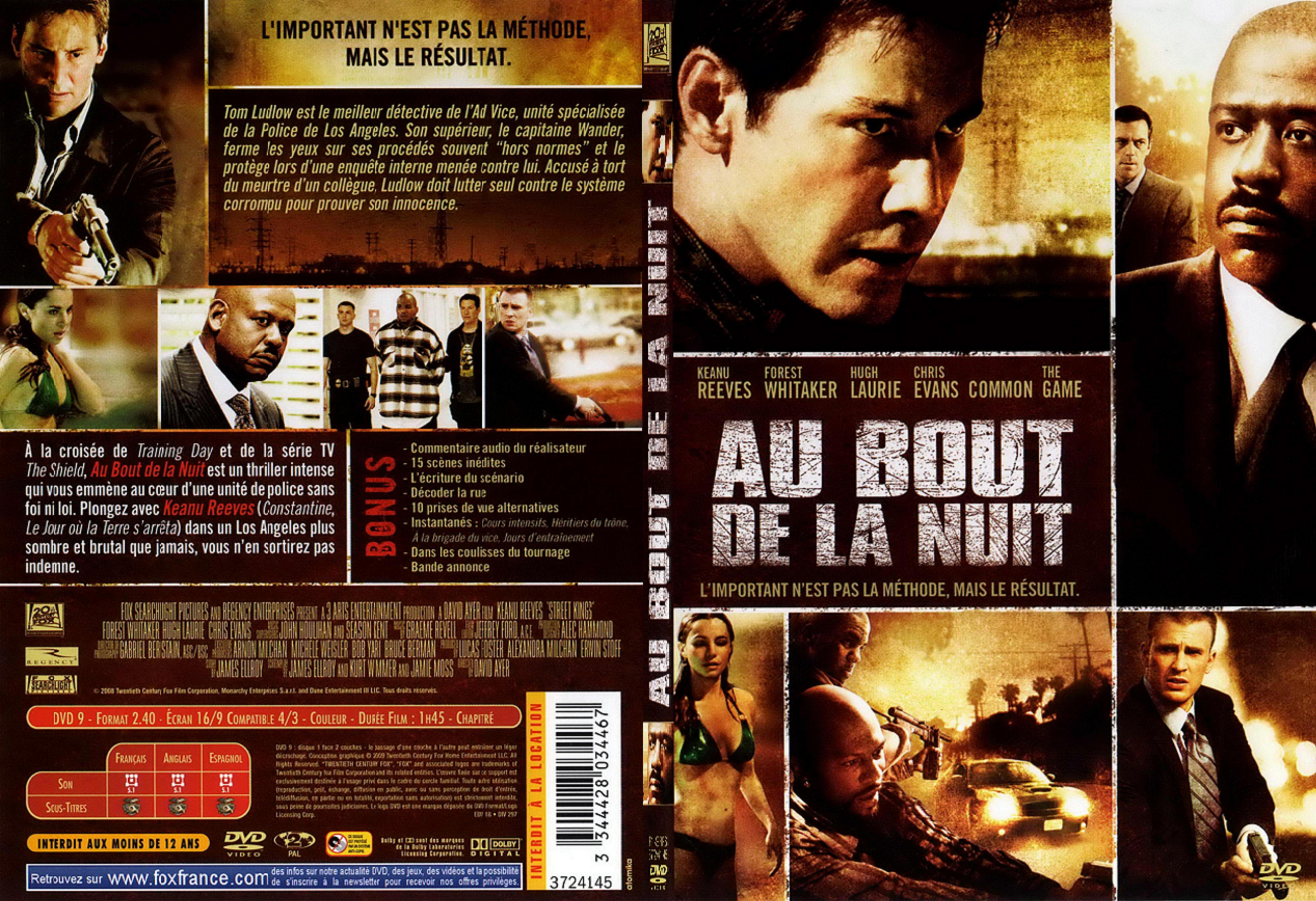 Jaquette DVD Au bout de la nuit - SLIM