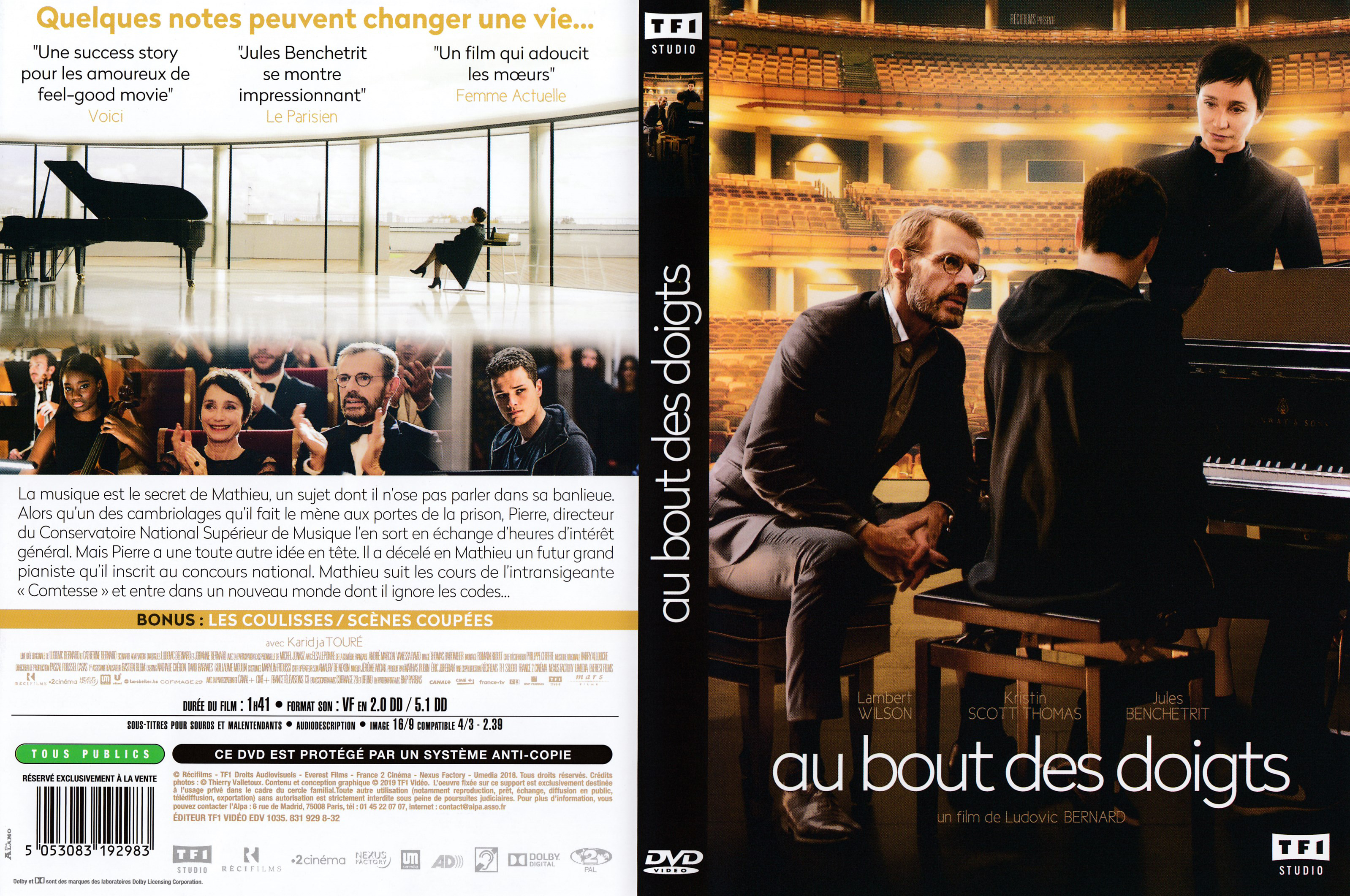 Jaquette DVD Au bout des doigts