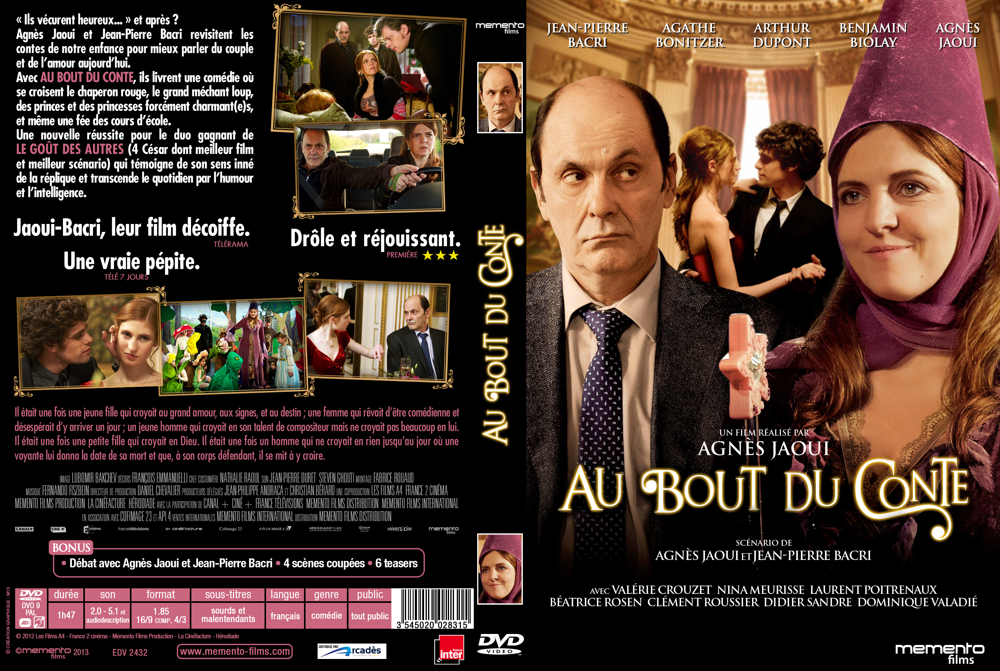 Jaquette DVD Au bout du conte custom