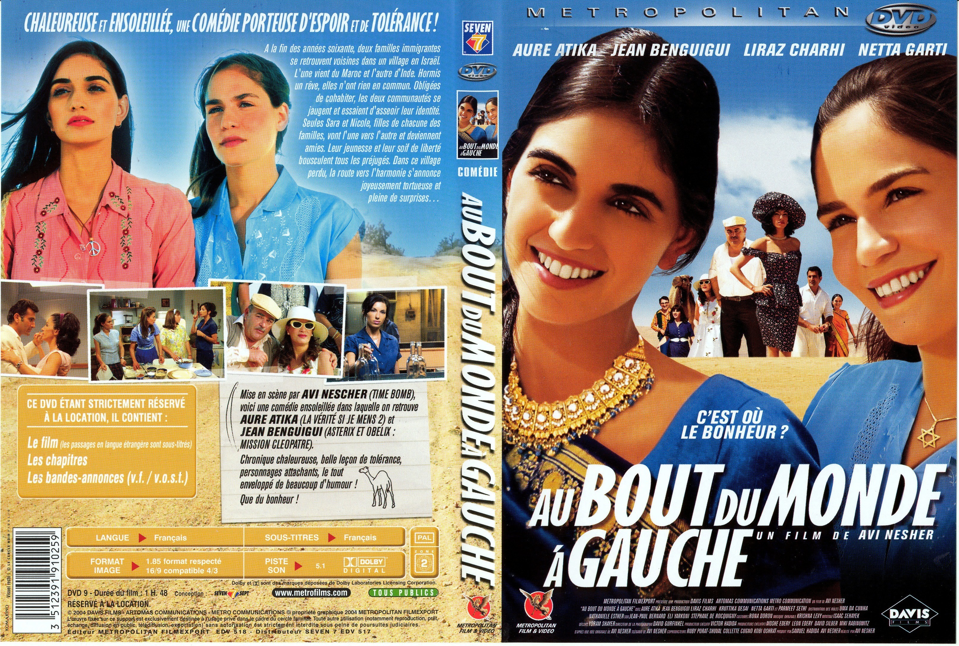 Jaquette DVD Au bout du monde  gauche