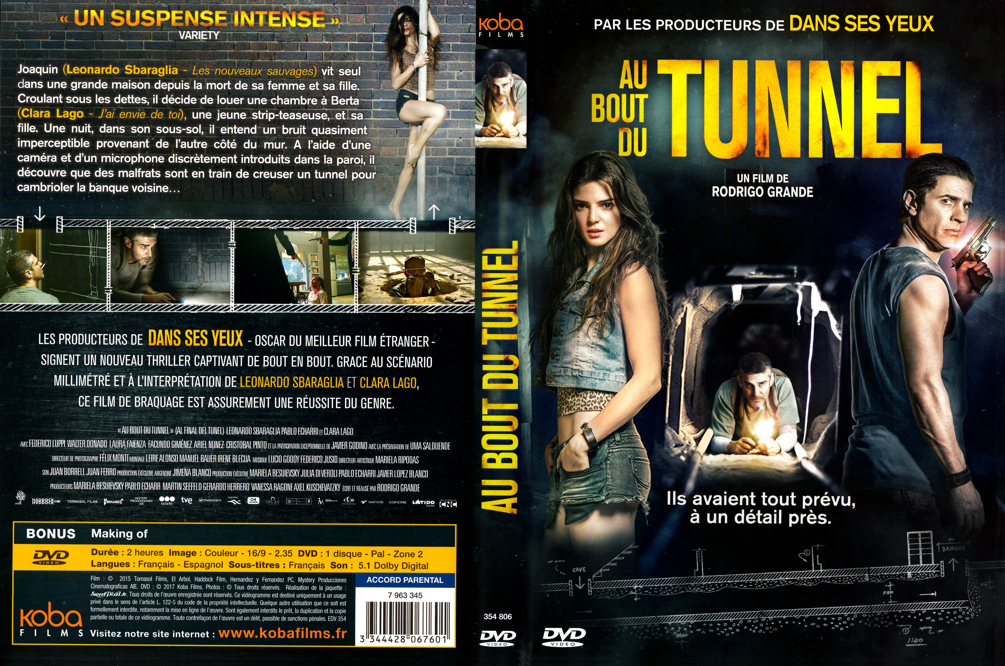 Jaquette DVD Au bout du tunnel