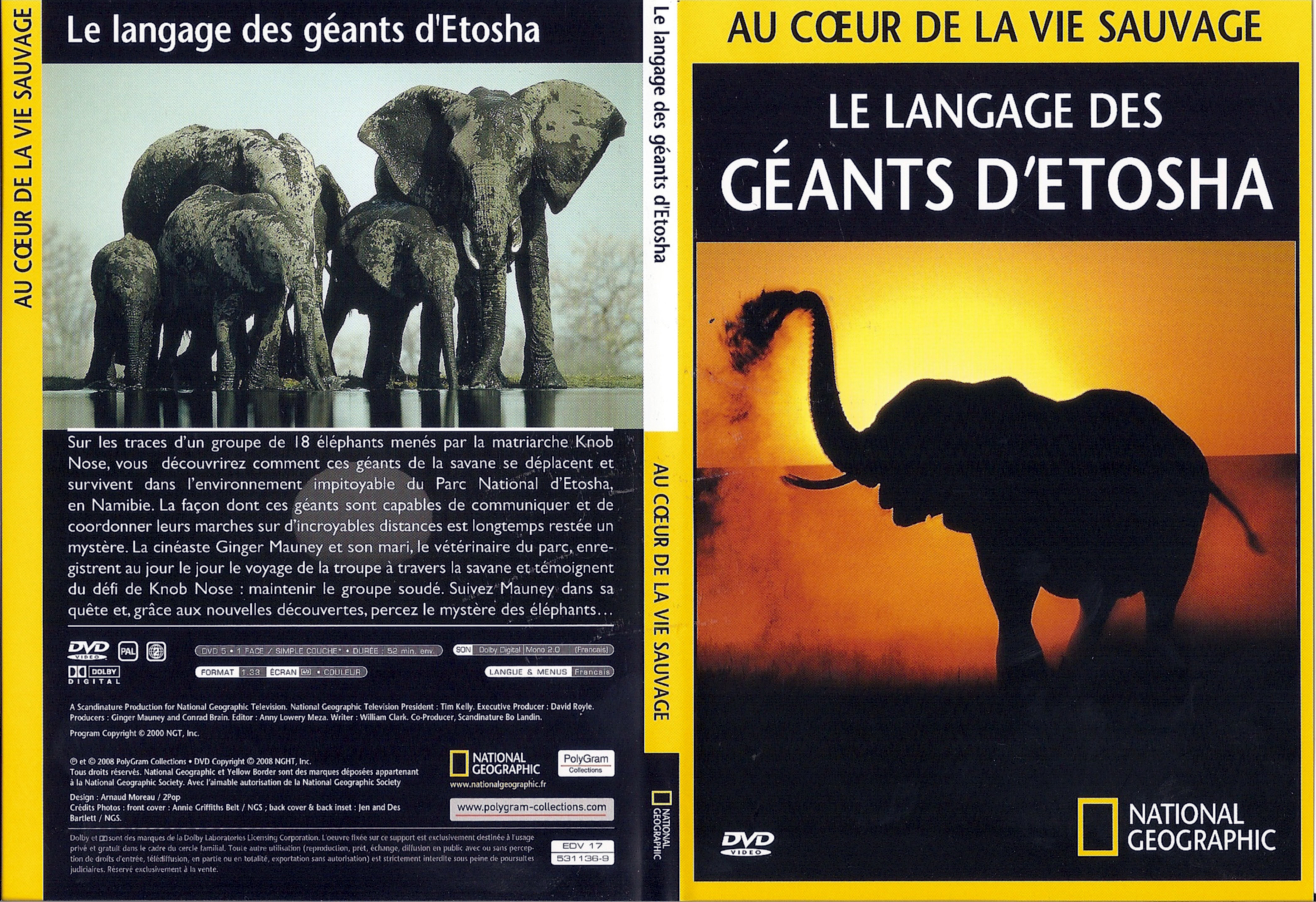 Jaquette DVD Au coeur de la vie sauvage - A la dcouverte des gants d