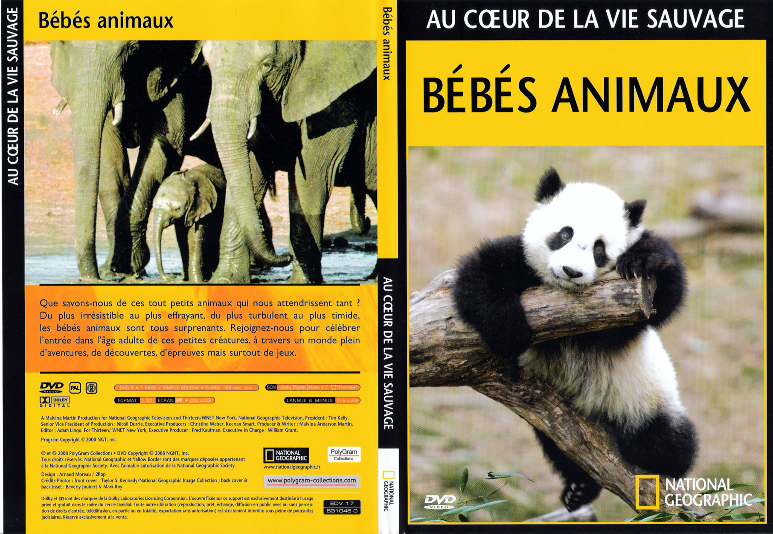 Jaquette DVD Au coeur de la vie sauvage - Bbs animaux
