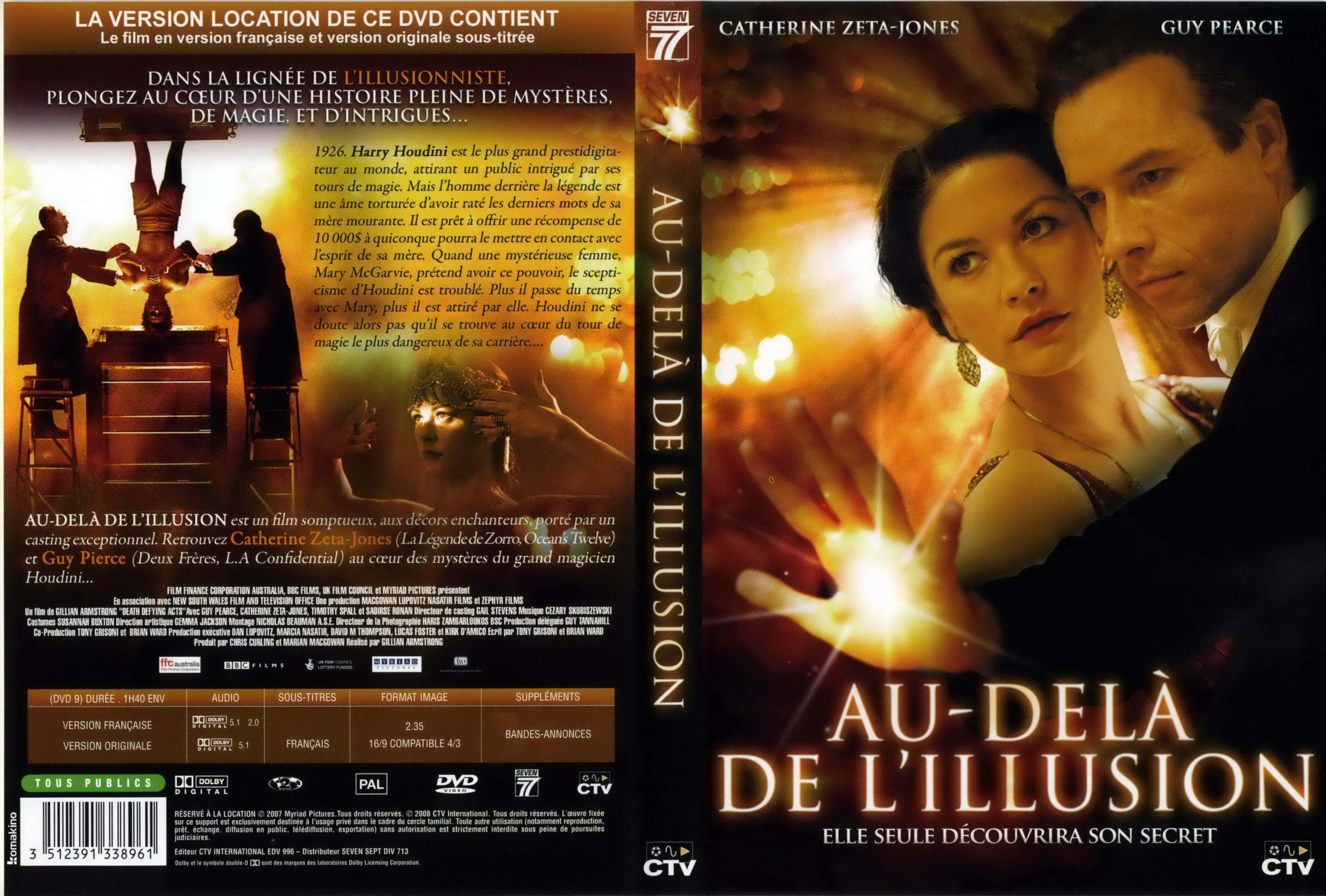 Jaquette DVD Au-dela de l