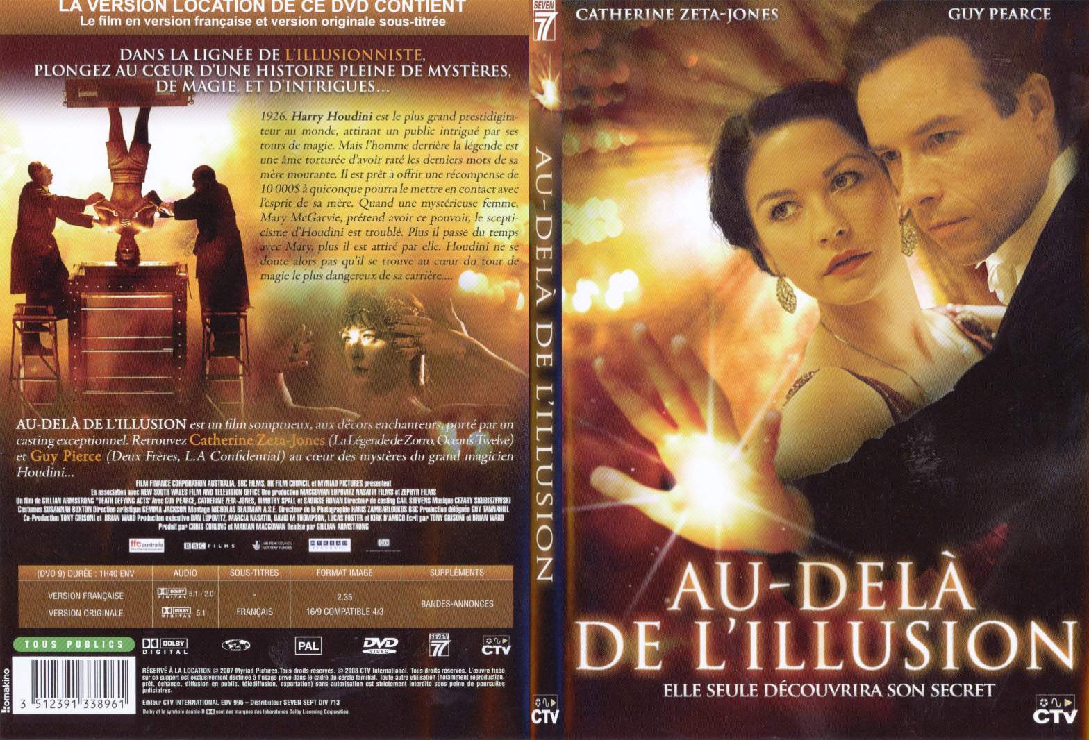 Jaquette DVD Au-dela de l