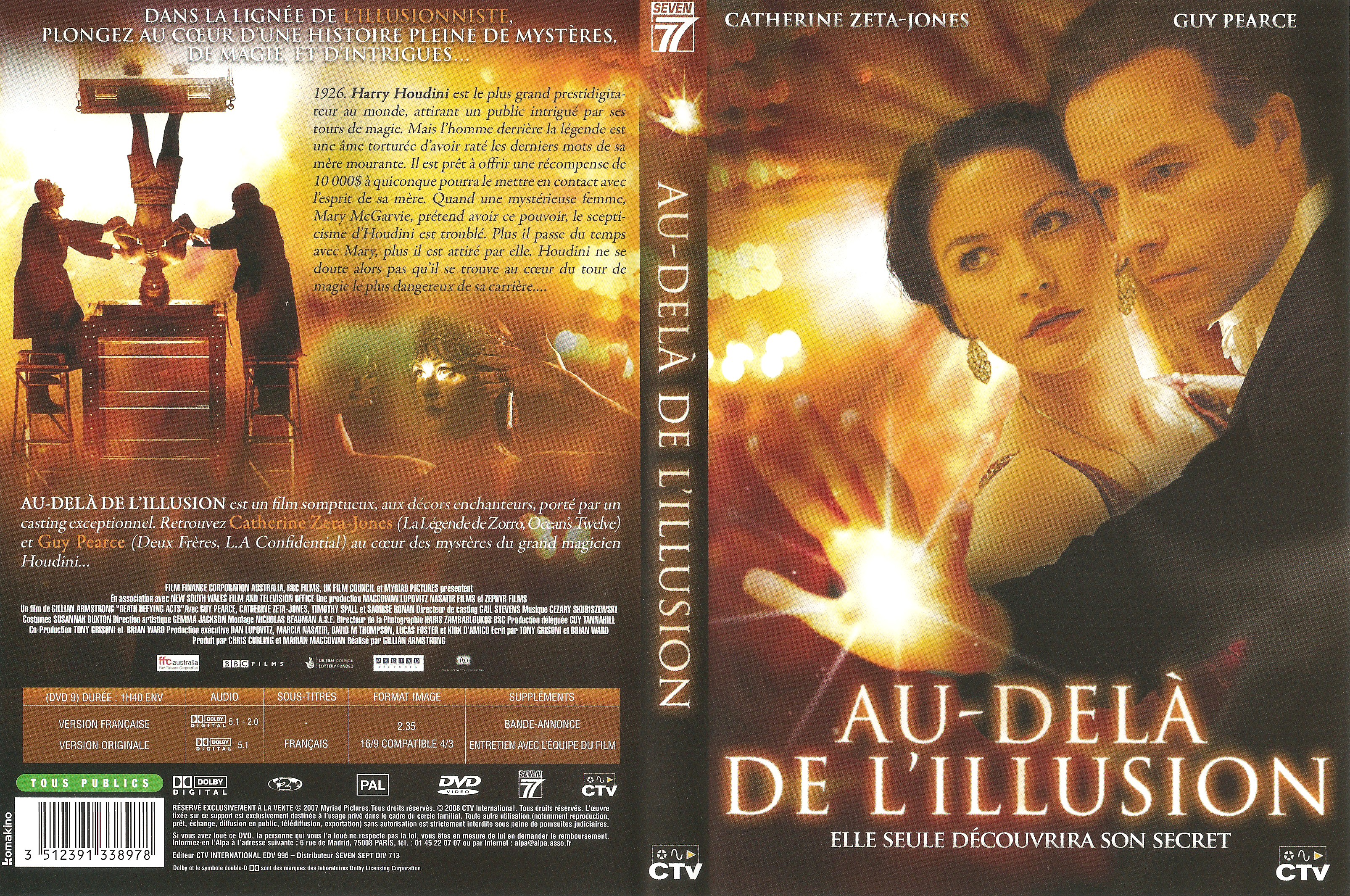 Jaquette DVD Au-dela de l