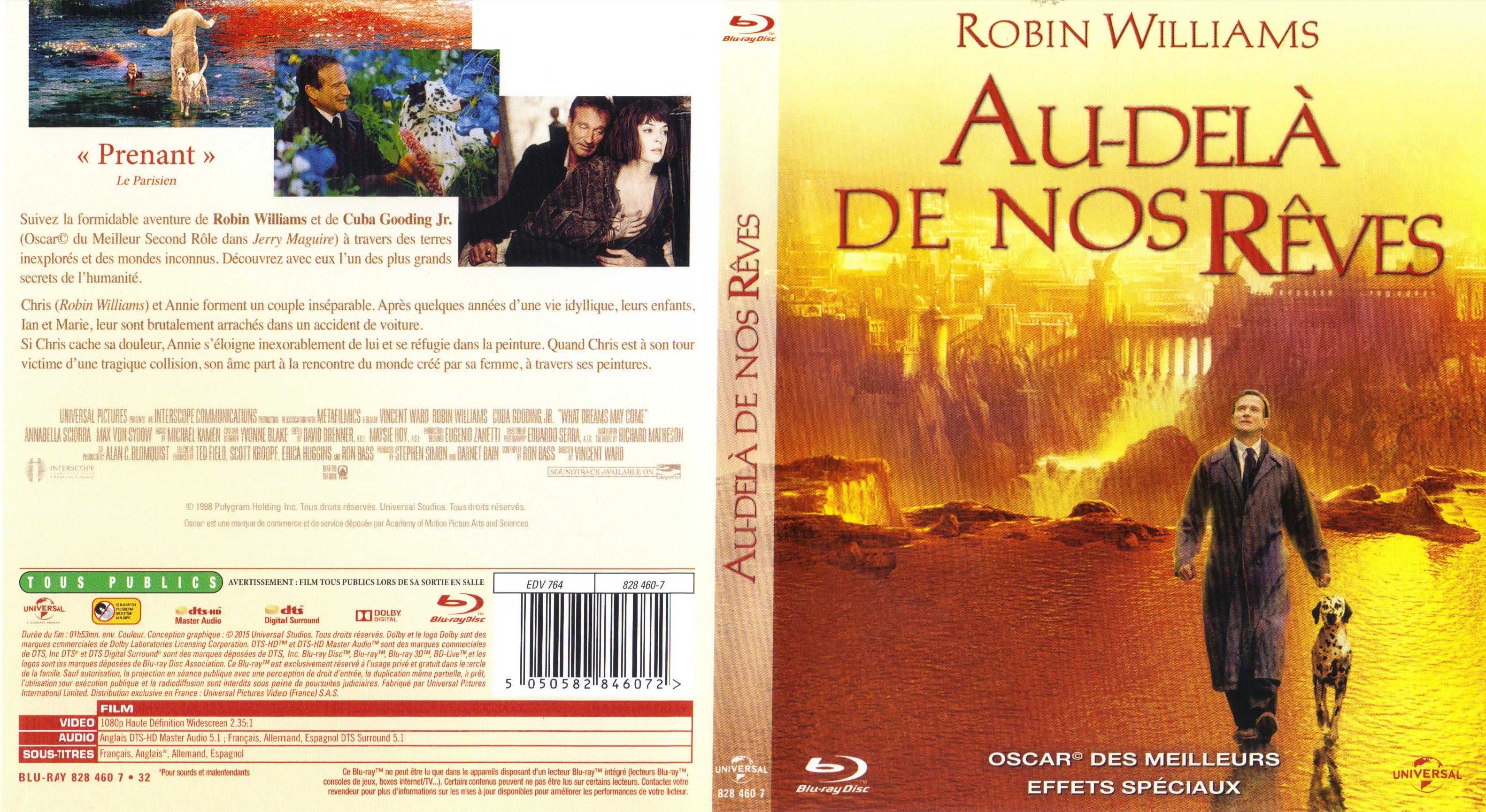 Jaquette DVD Au-dela de nos reves (BLU-RAY)