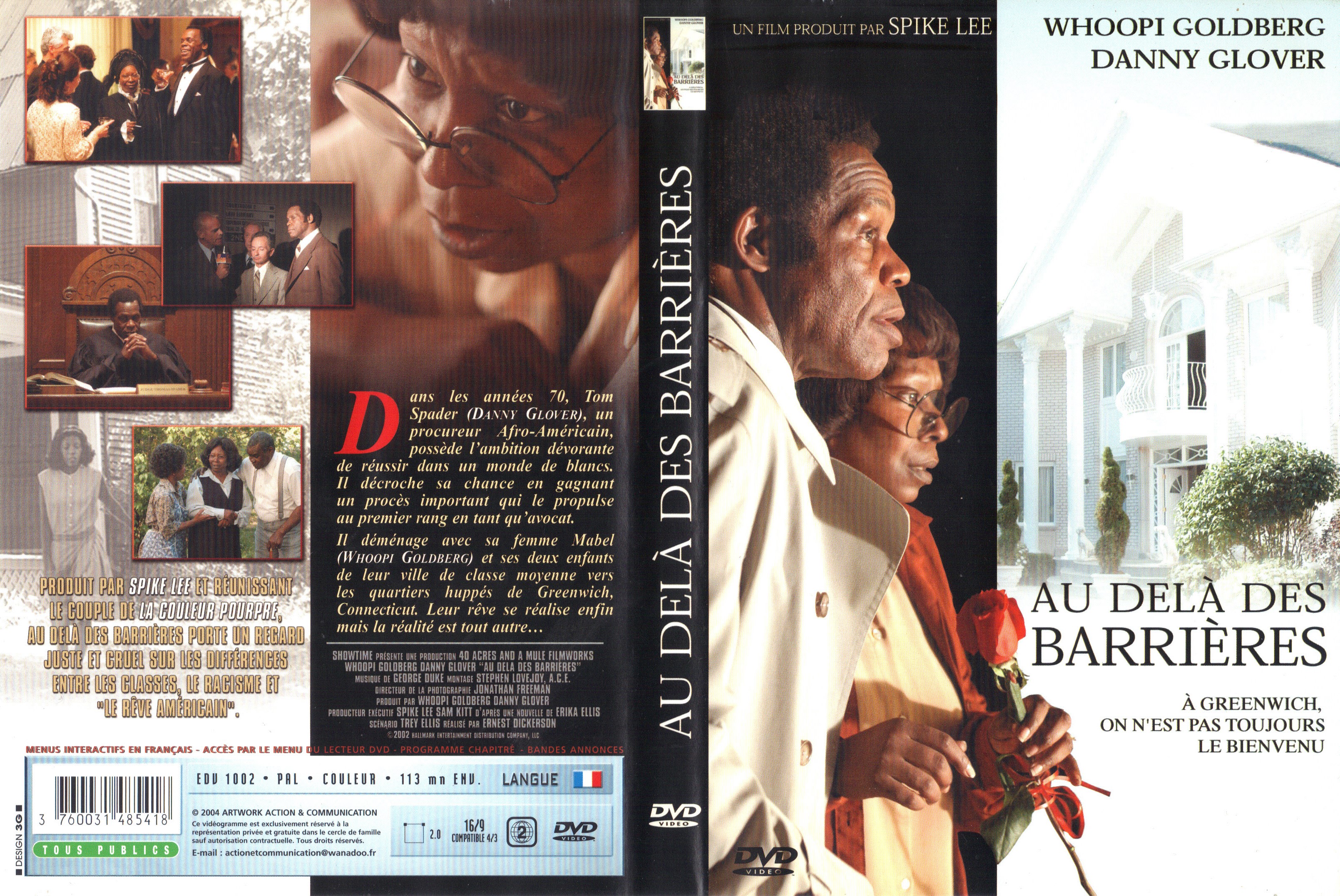 Jaquette DVD Au-del des barrires v2