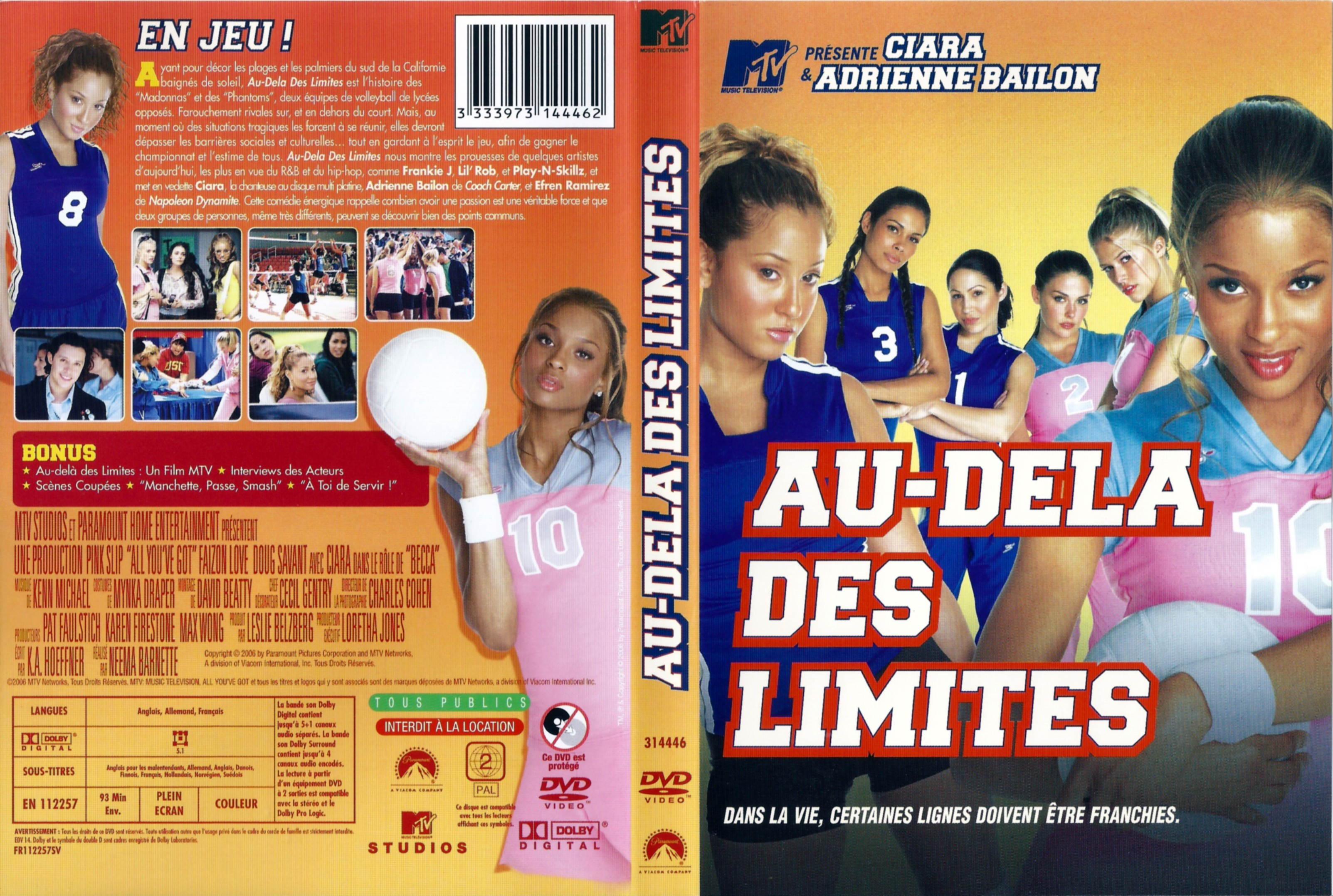 Jaquette DVD Au-dela des limites