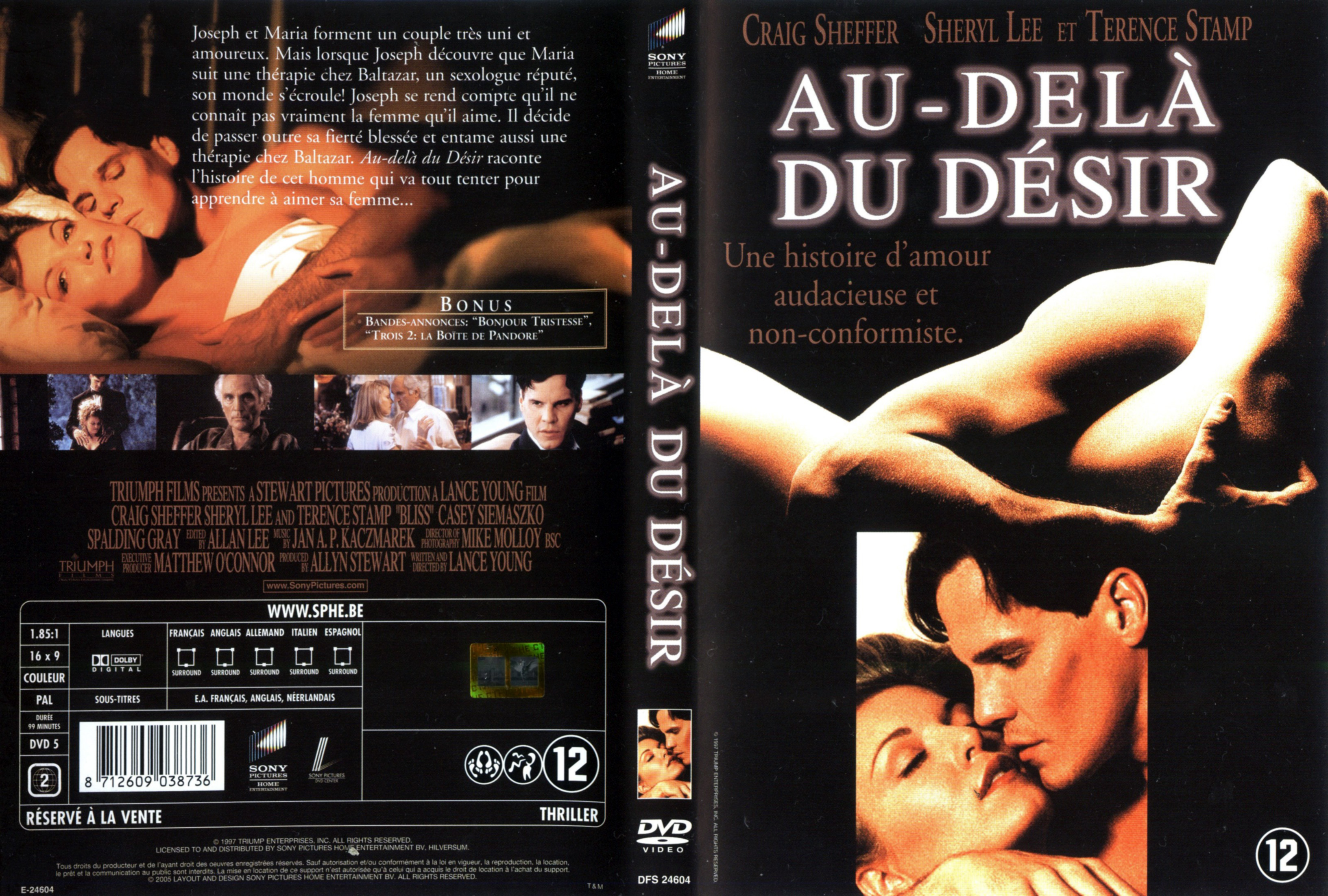 Jaquette DVD Au-del du dsir