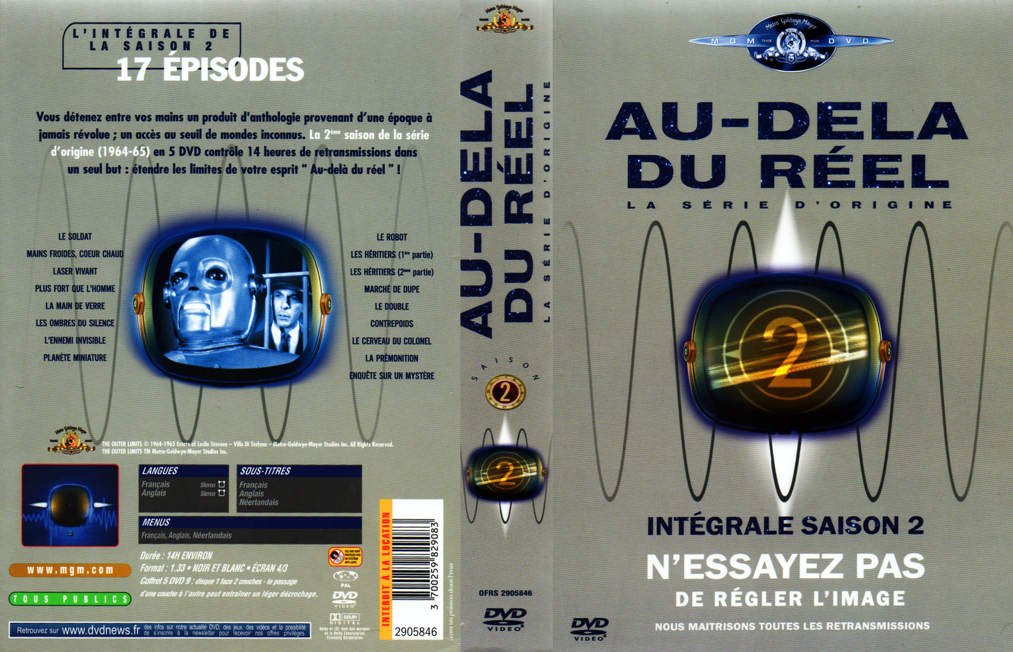 Jaquette DVD Au-dela du rel Saison 2 COFFRET v2