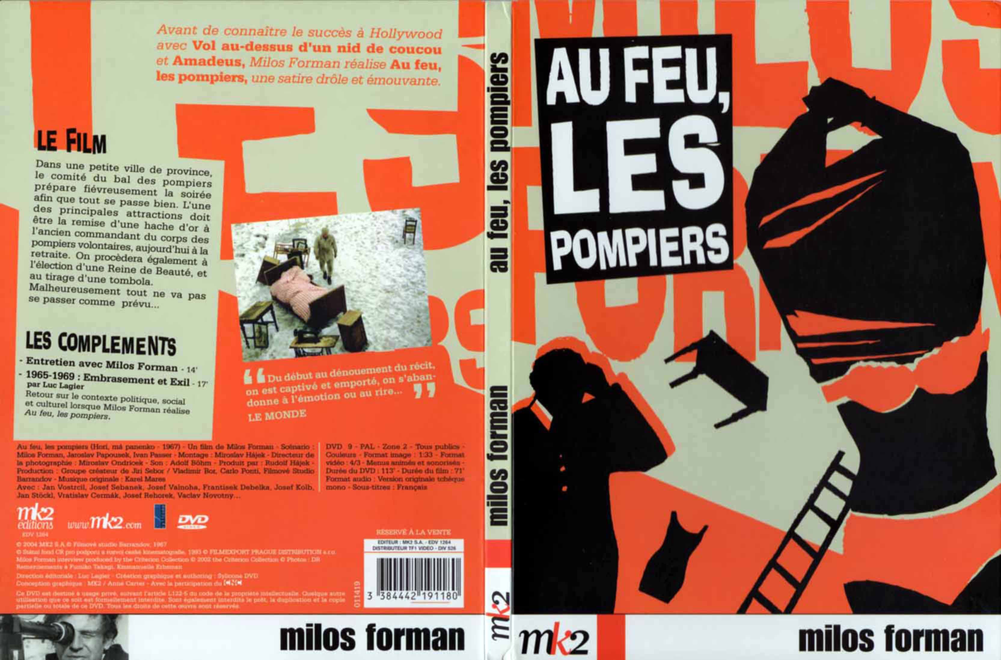 Jaquette DVD Au feu les pompiers