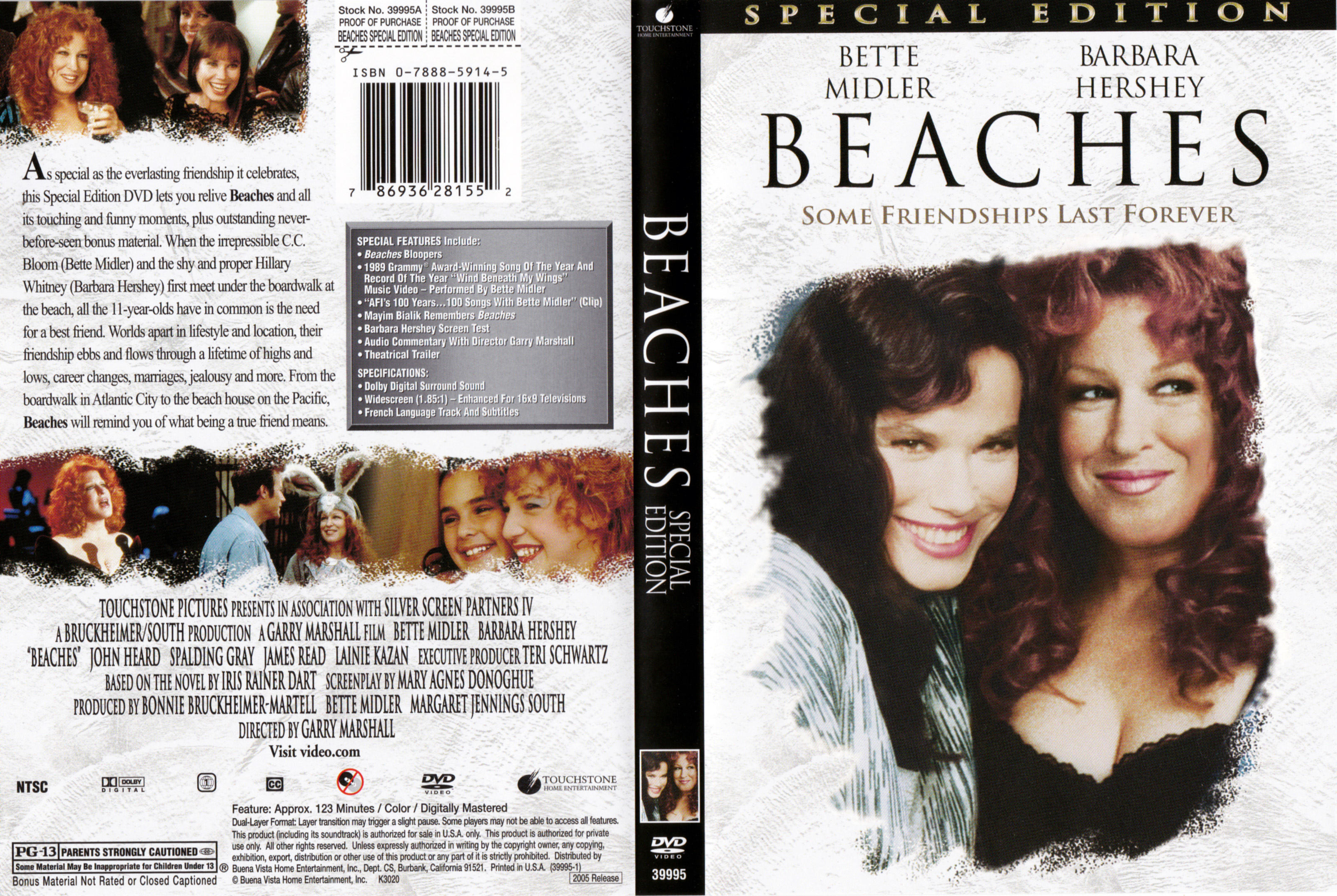 Jaquette DVD Au fil de la vie - Beaches Zone 1