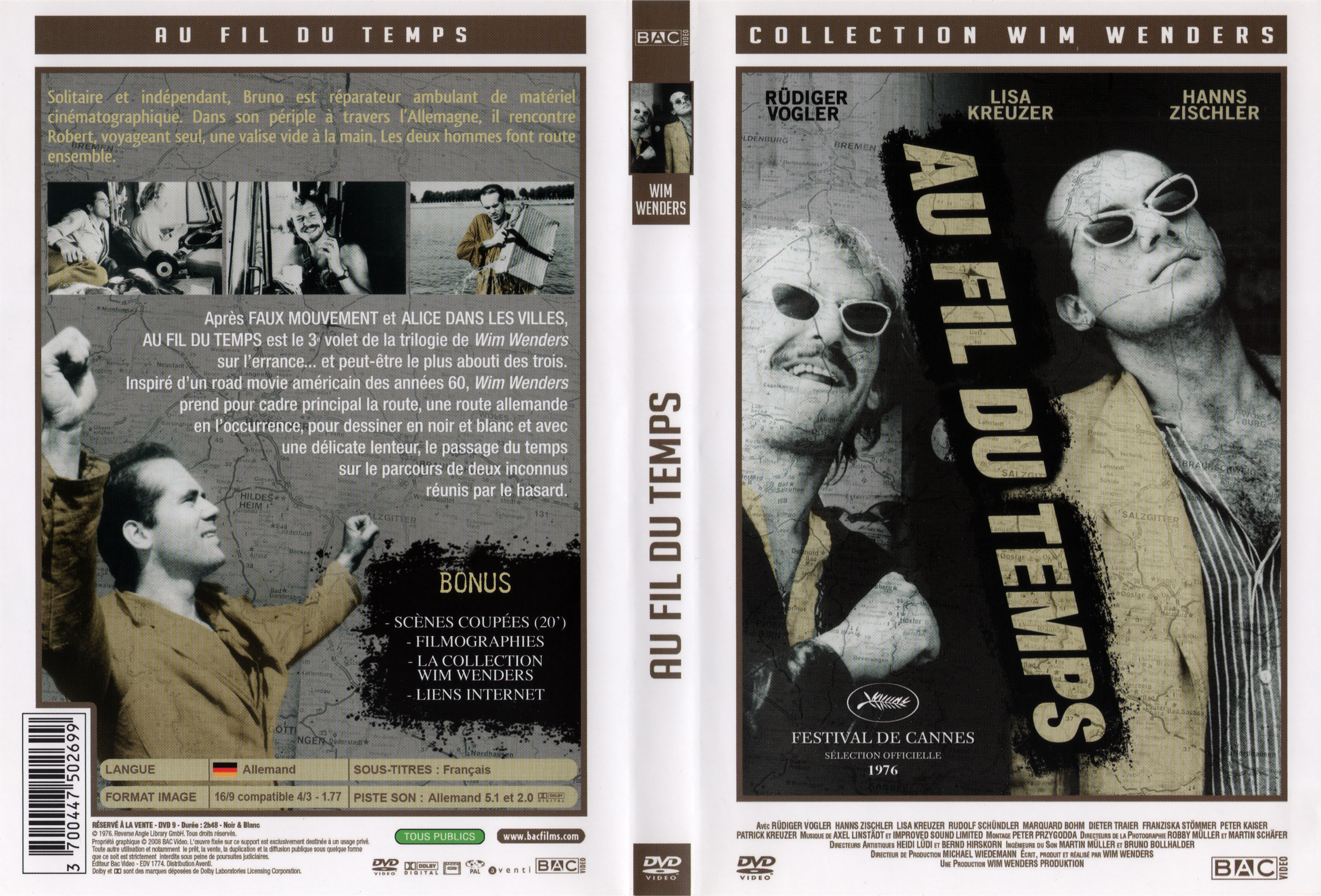 Jaquette DVD Au fil du temps