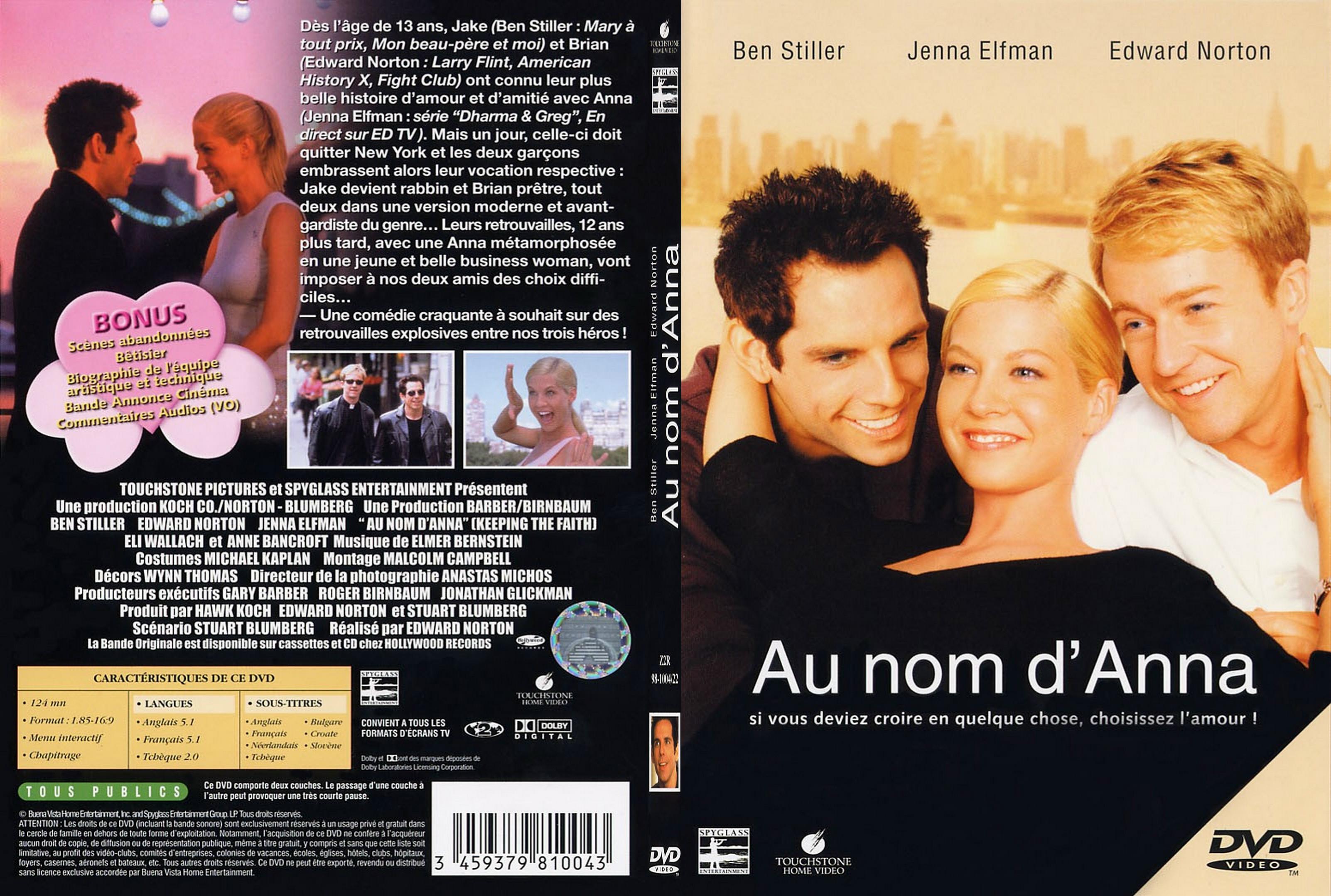 Jaquette DVD Au nom d