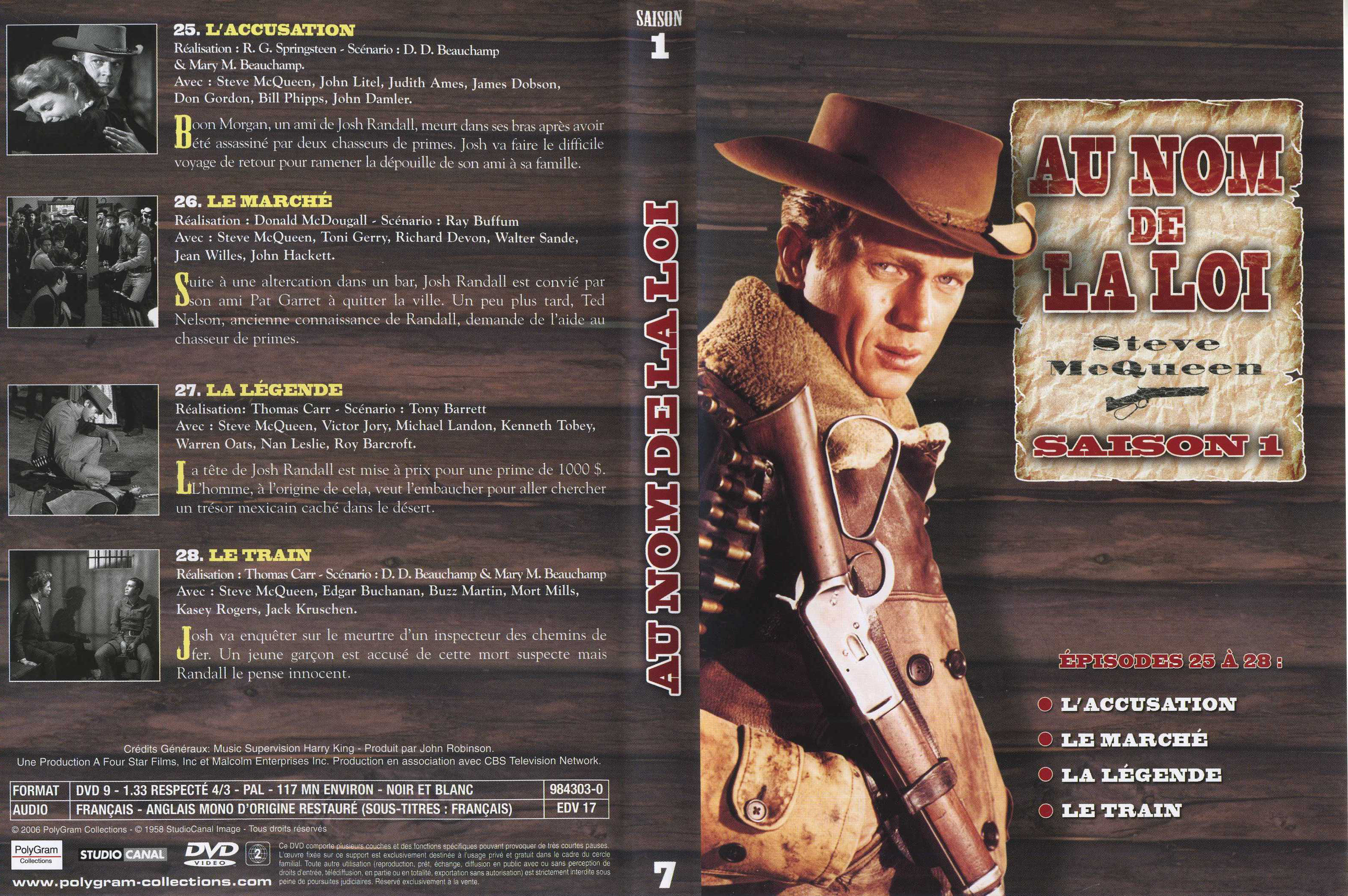 Jaquette DVD Au nom de la loi saison 1 vol 07