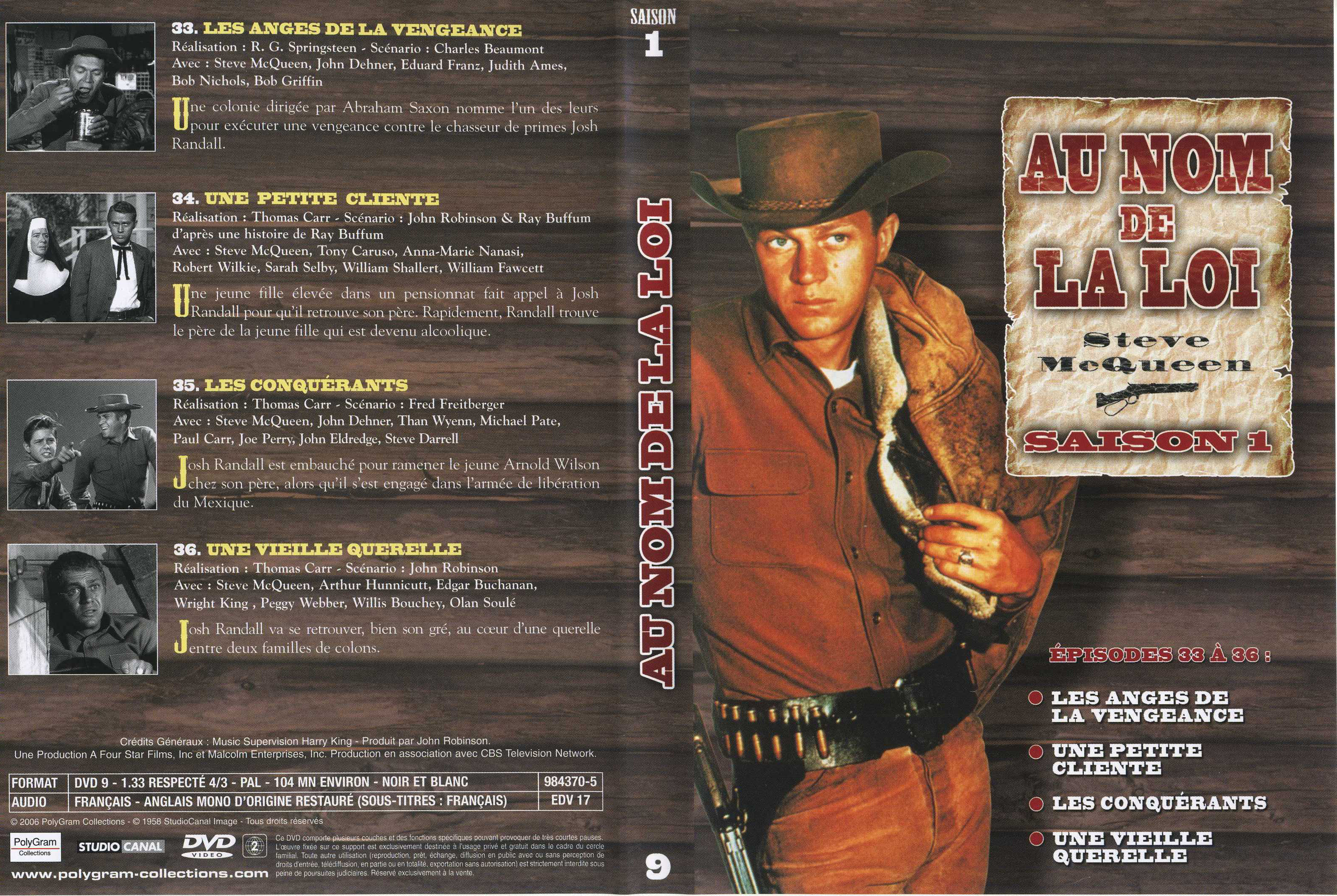 Jaquette DVD Au nom de la loi saison 1 vol 09