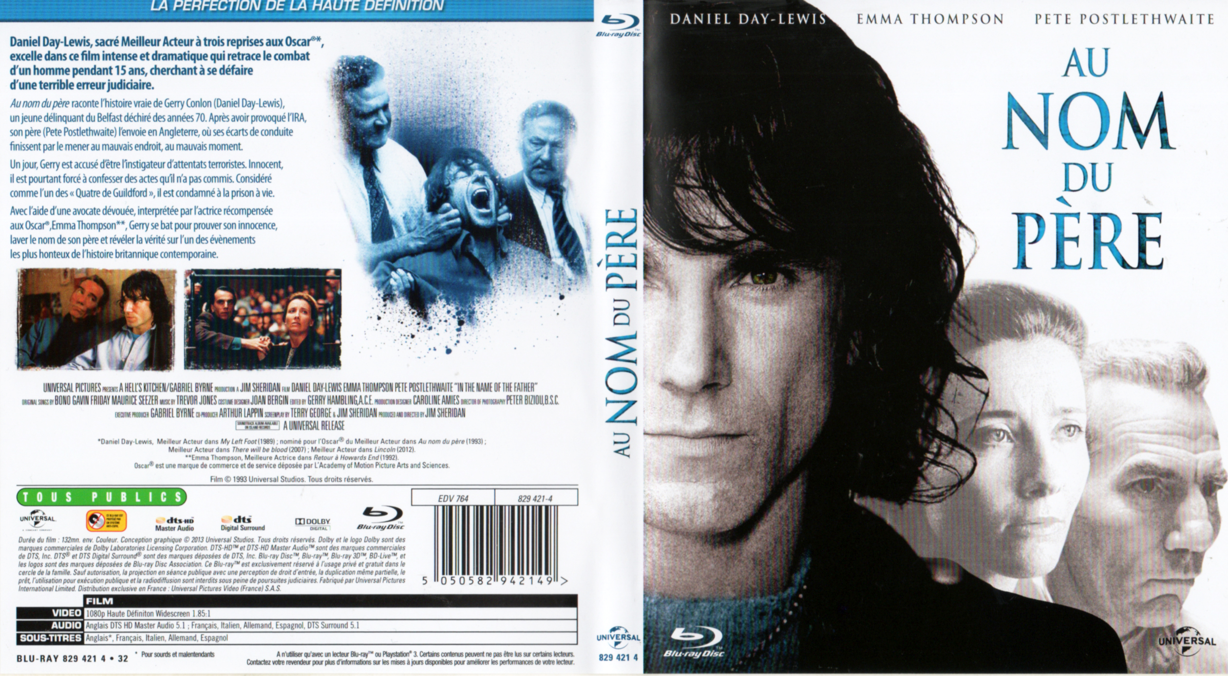 Jaquette DVD Au nom du pre (BLU-RAY)