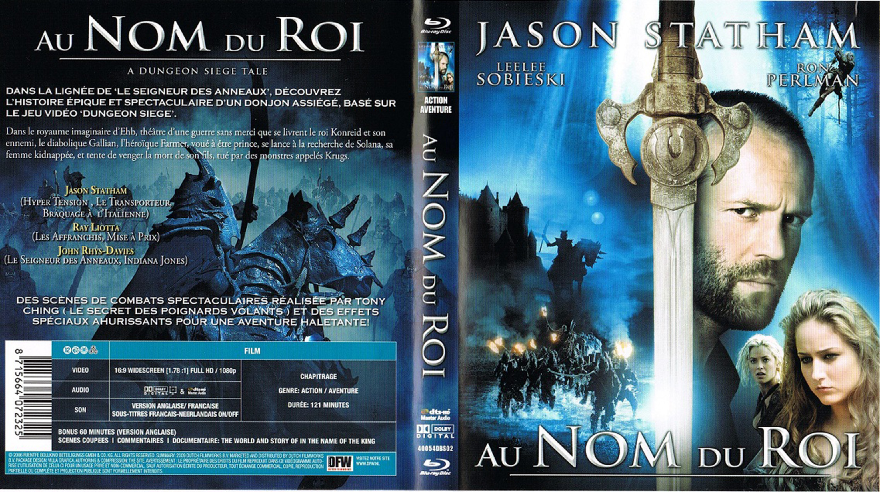 Jaquette DVD Au nom du roi (BLU-RAY)
