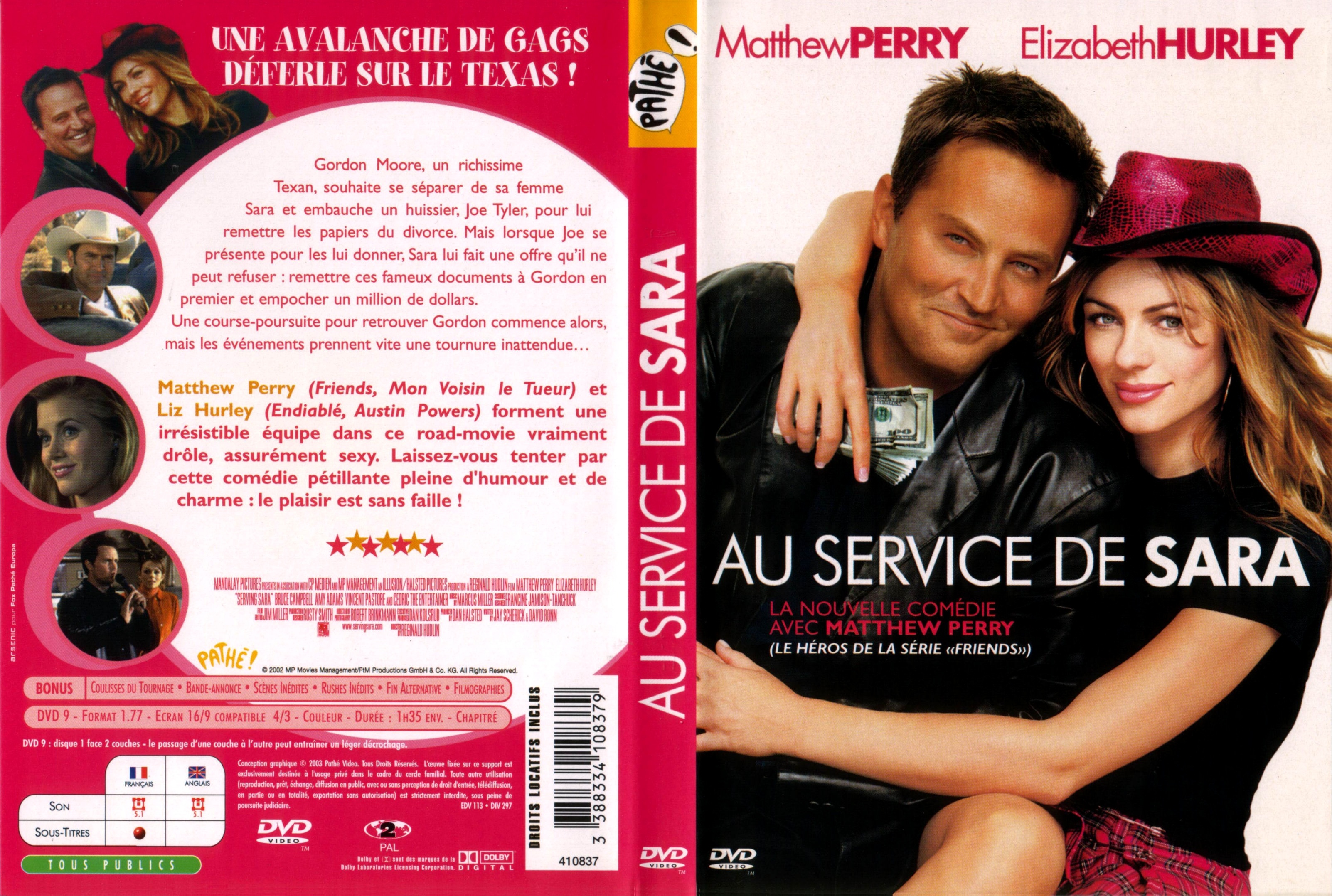 Jaquette DVD Au service de Sara