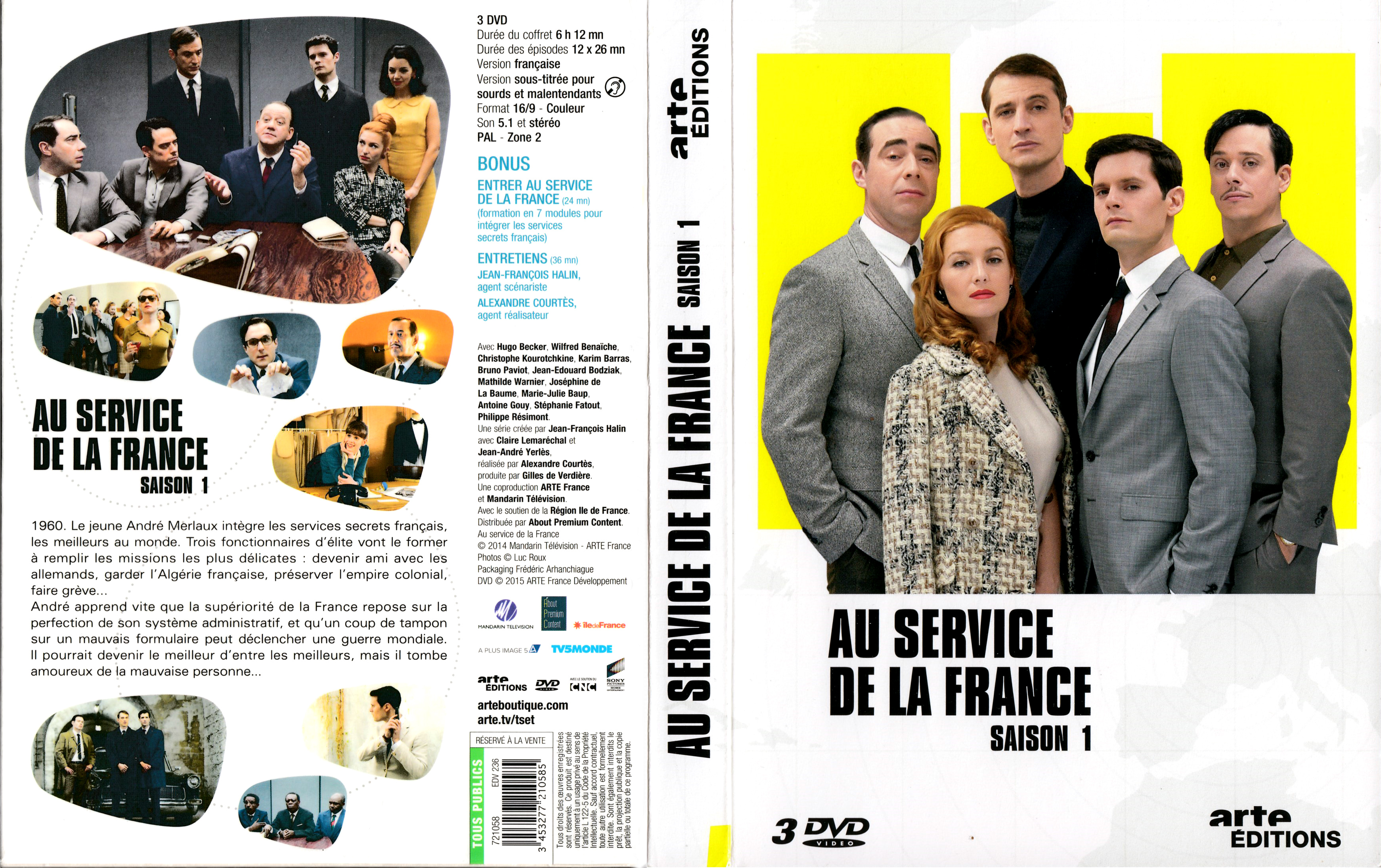 Jaquette DVD Au service de la France Saison 1