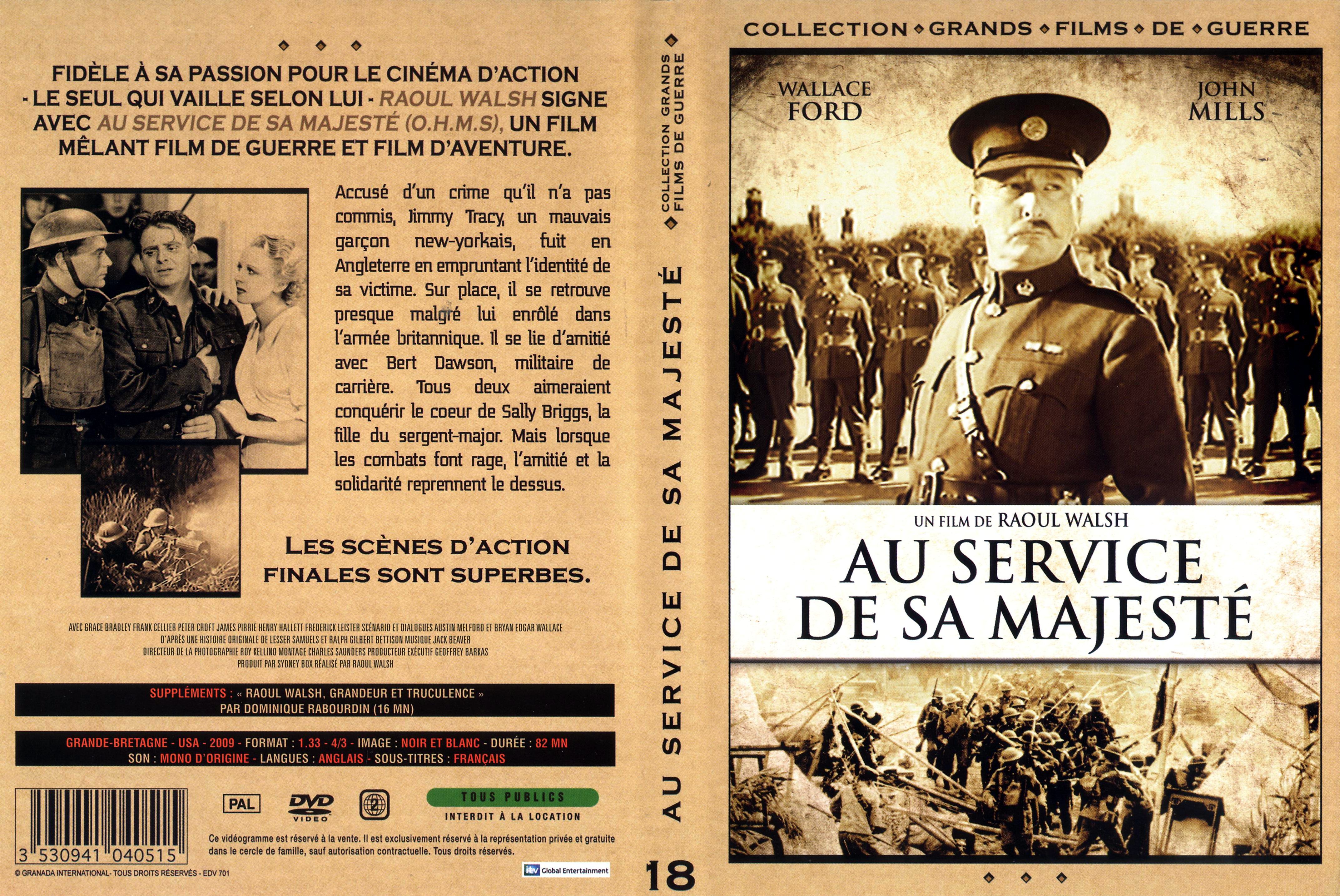 Jaquette DVD Au service de sa majest