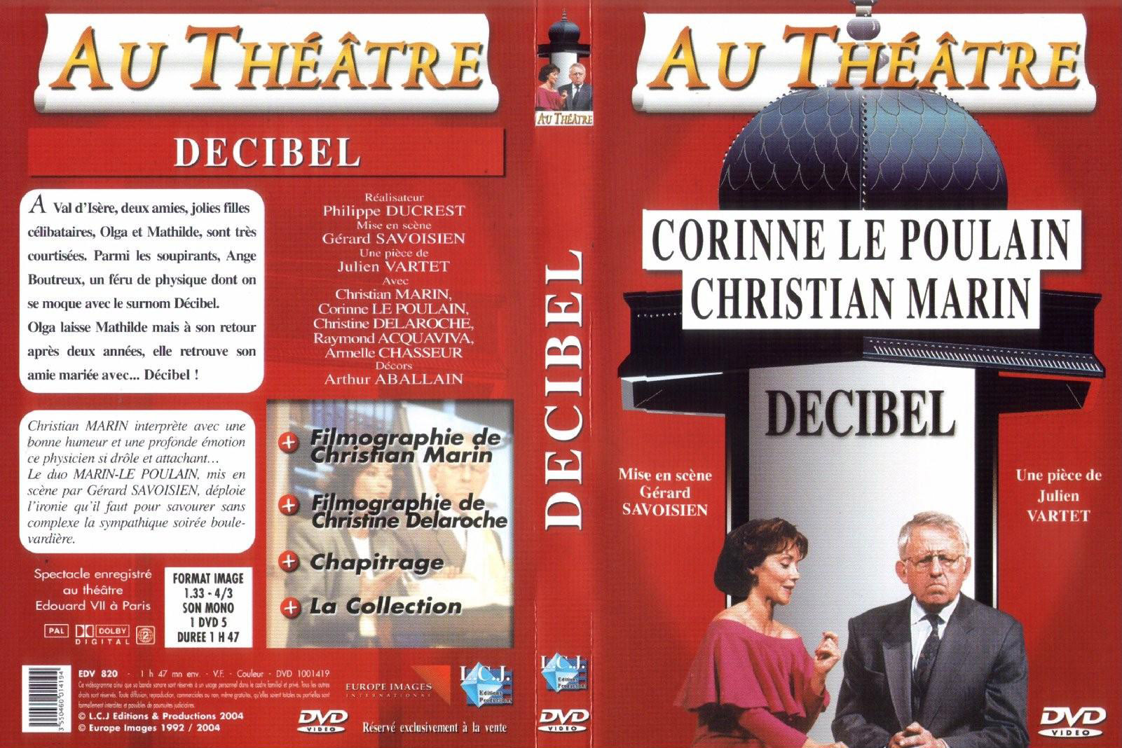 Jaquette DVD Au theatre - Decibel