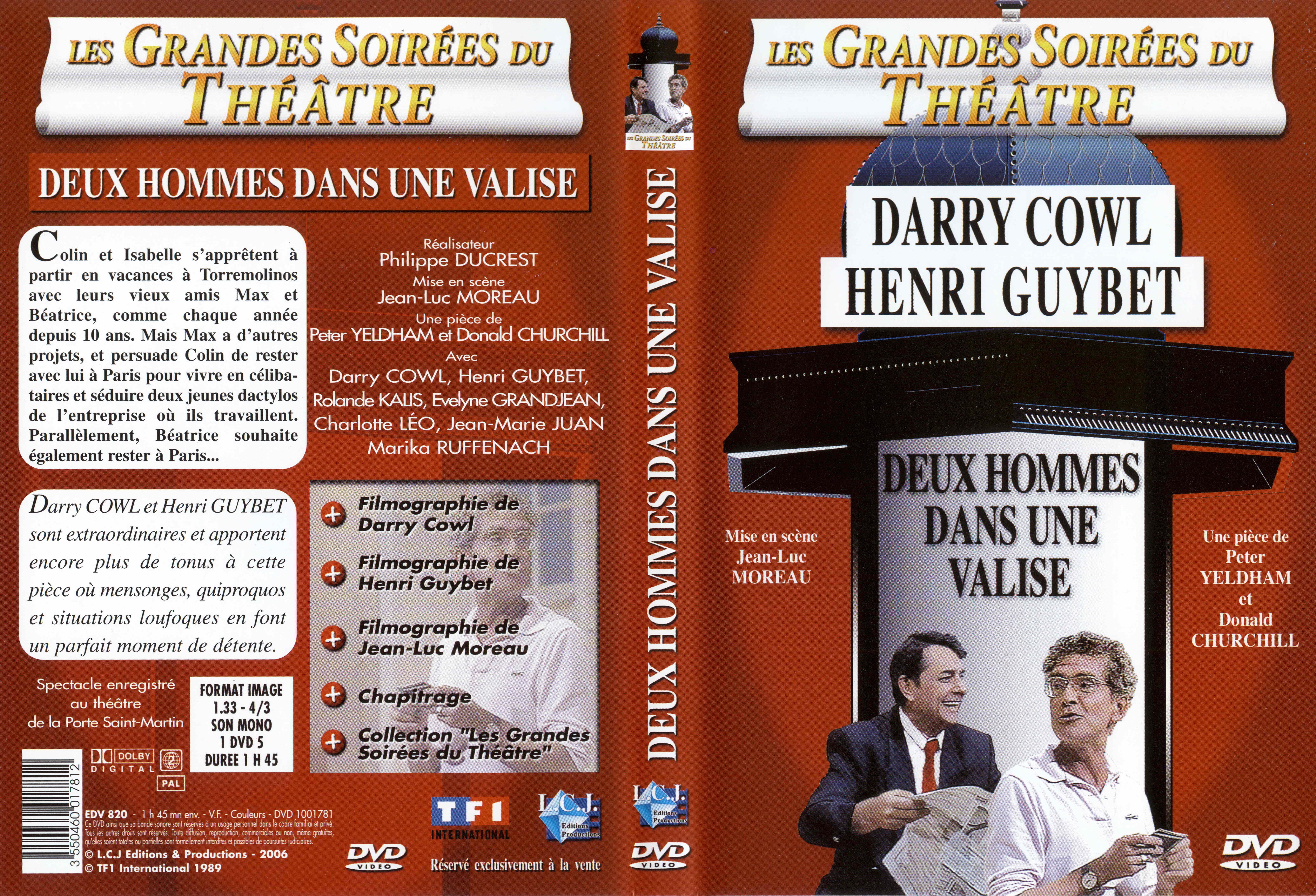 Jaquette DVD Au thatre - Deux hommes dans une valise