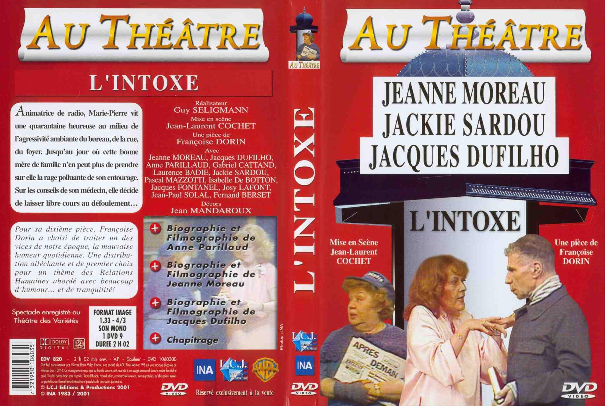 Jaquette DVD Au theatre - L
