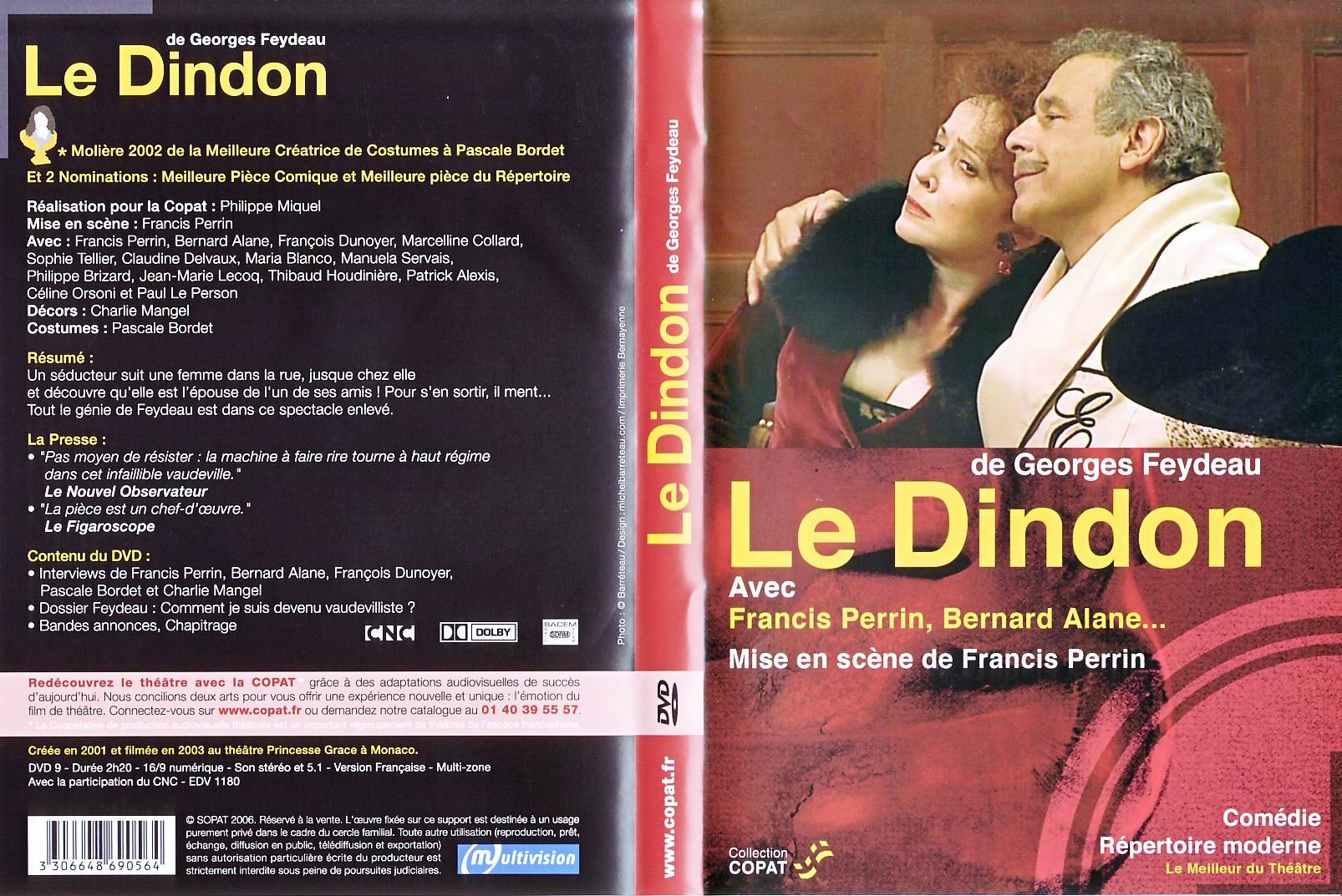 Jaquette DVD Au theatre - Le didon