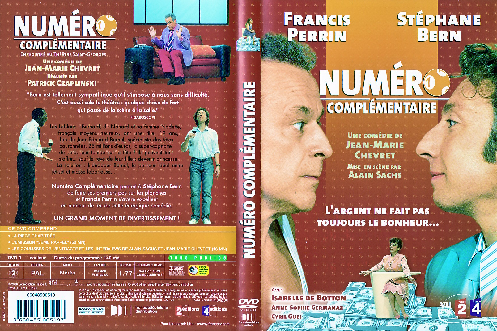 Jaquette DVD Au theatre - Numero complementaire