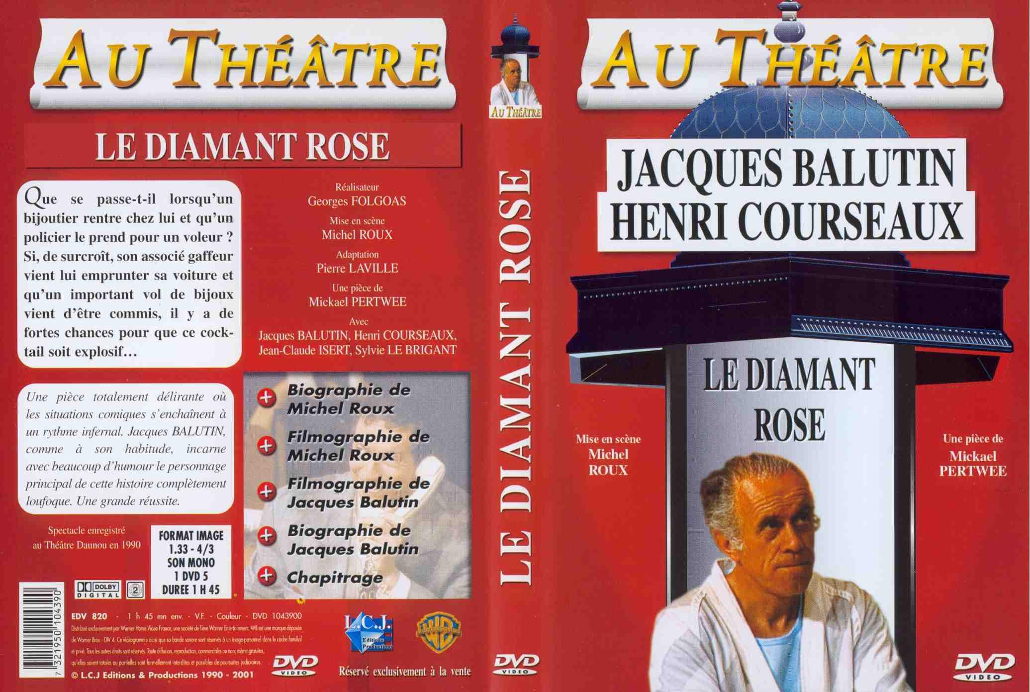 Jaquette DVD Au theatre - le diamant rose