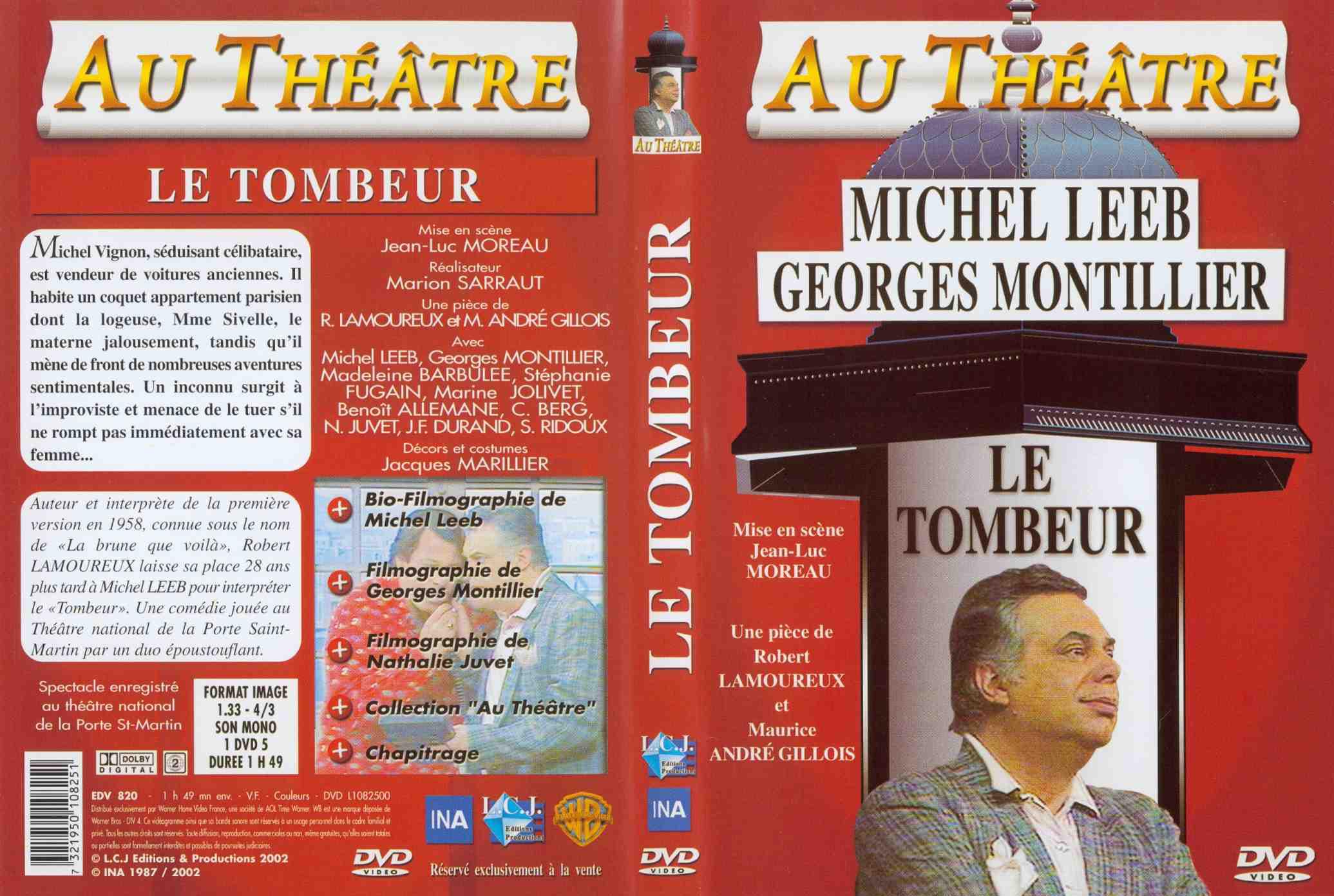 Jaquette DVD Au theatre - le tombeur