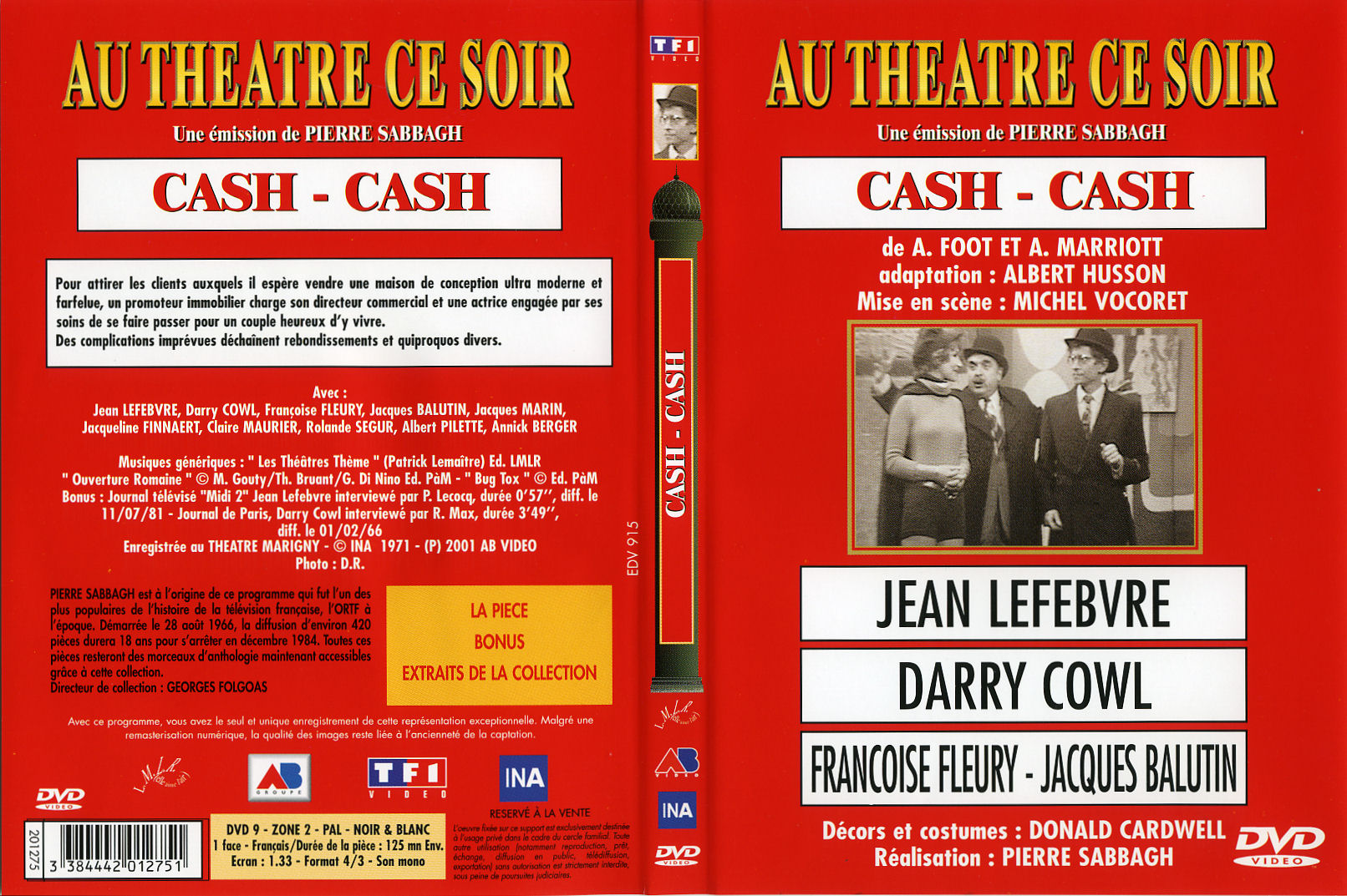 Jaquette DVD Au thatre ce soir - Cash Cash v2