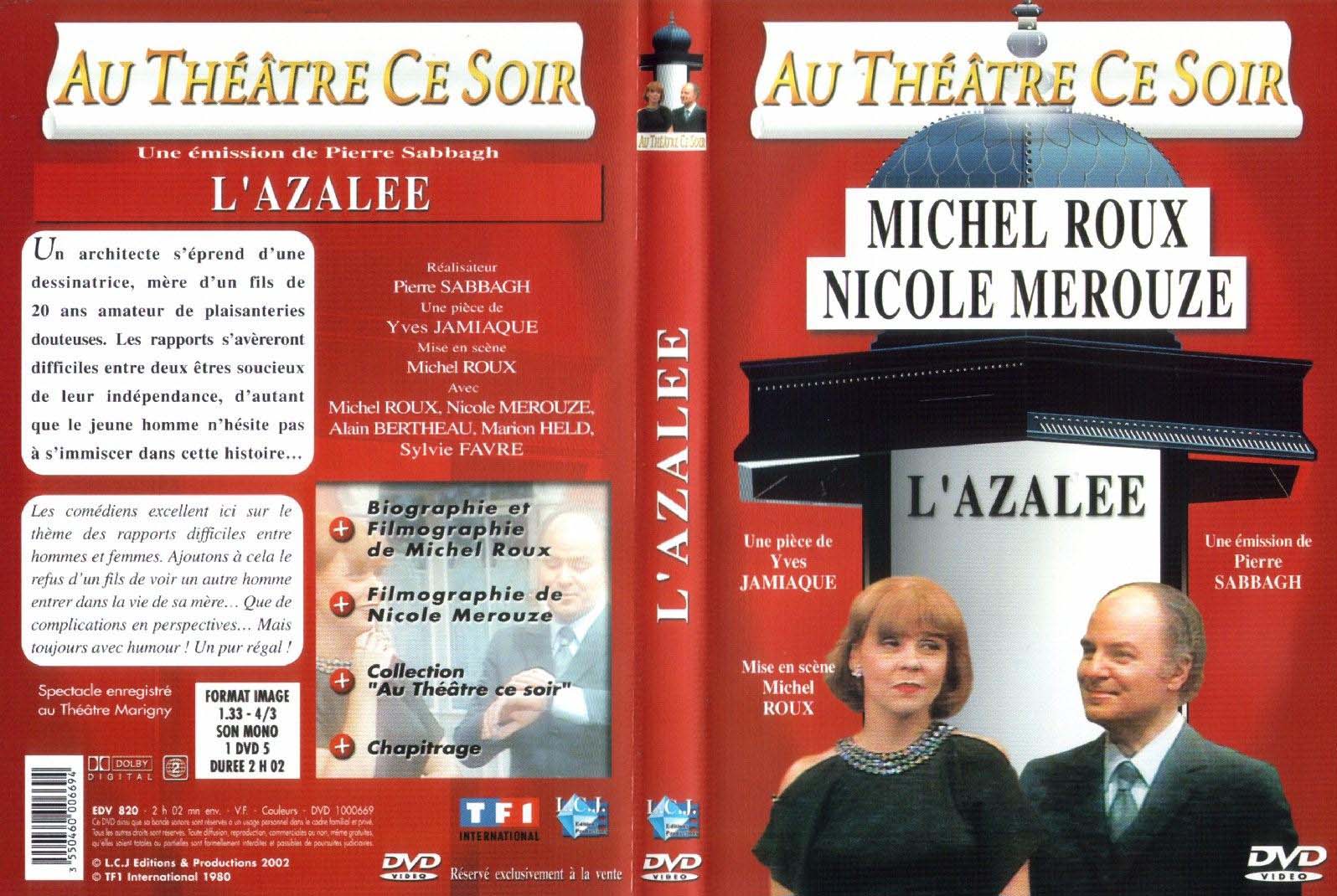Jaquette DVD Au theatre ce soir - L