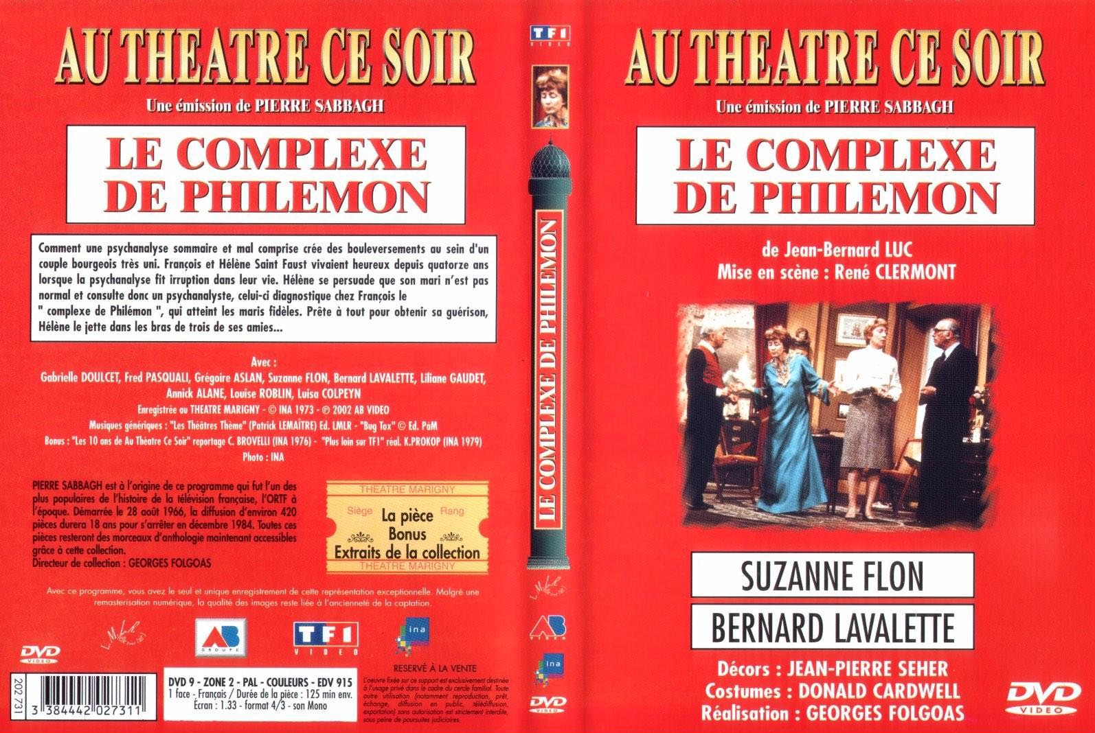 Jaquette DVD Au theatre ce soir - le complexe de philemon