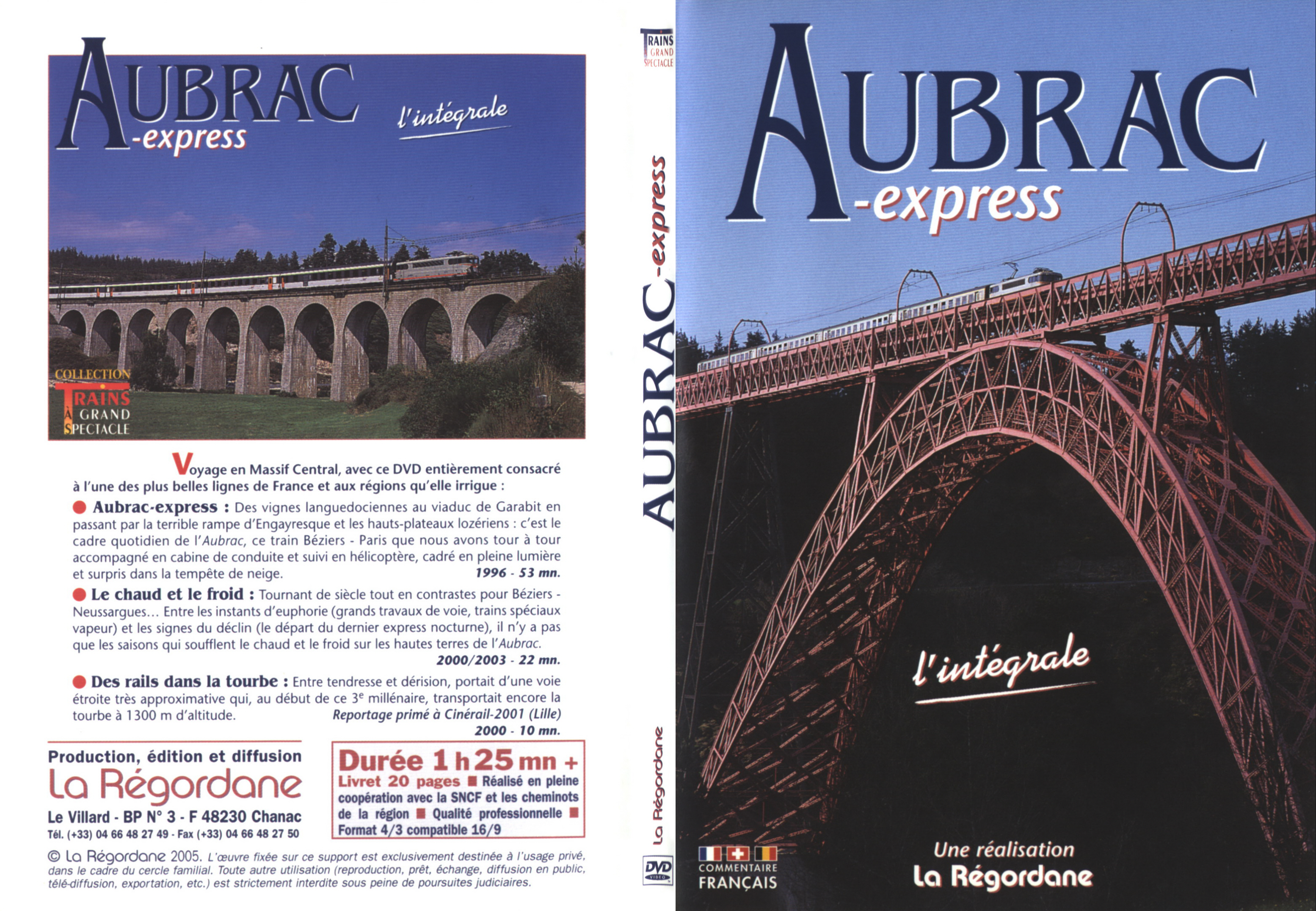 Jaquette DVD Aubrac Express - SLIM