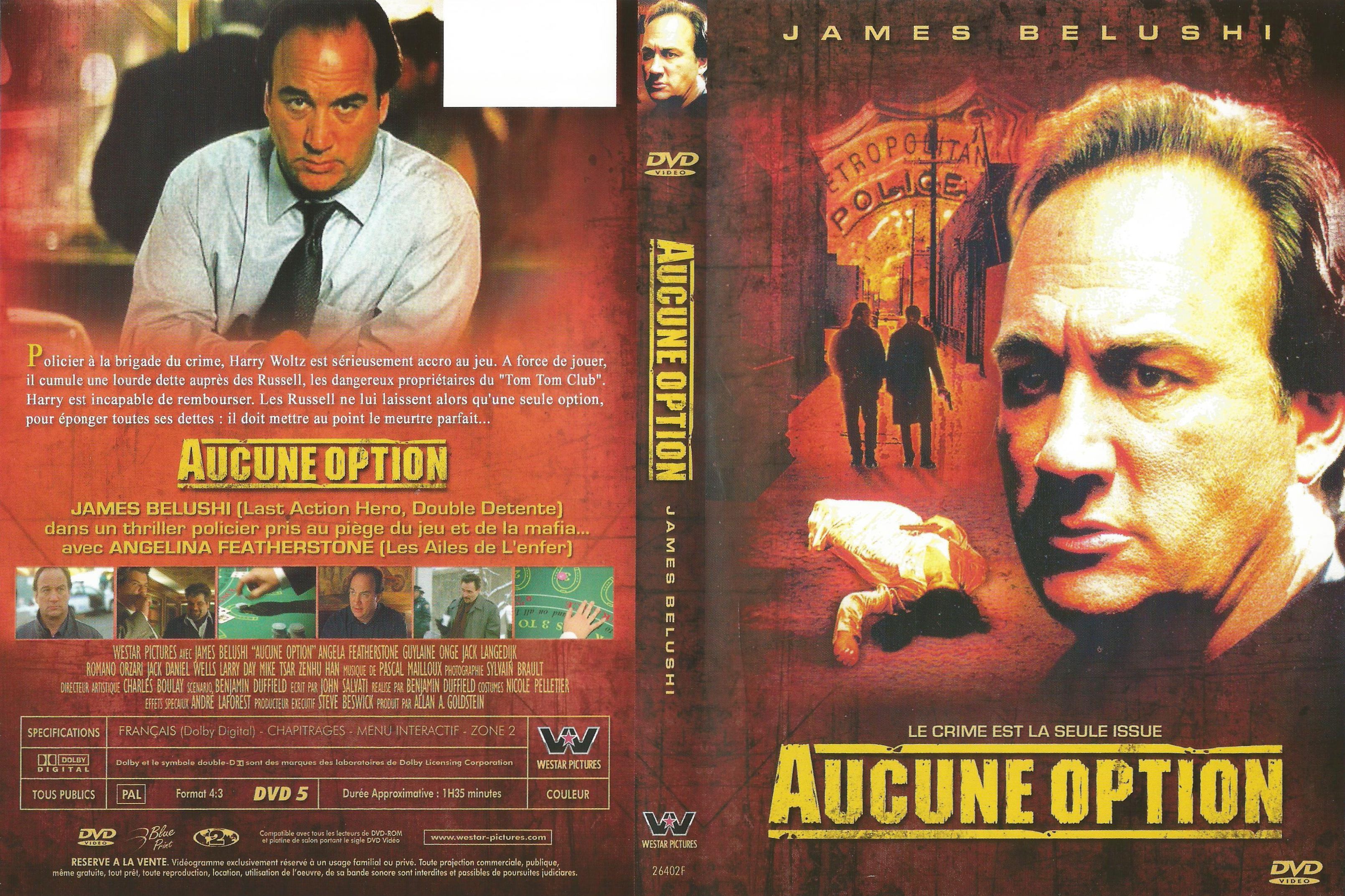 Jaquette DVD Aucune option