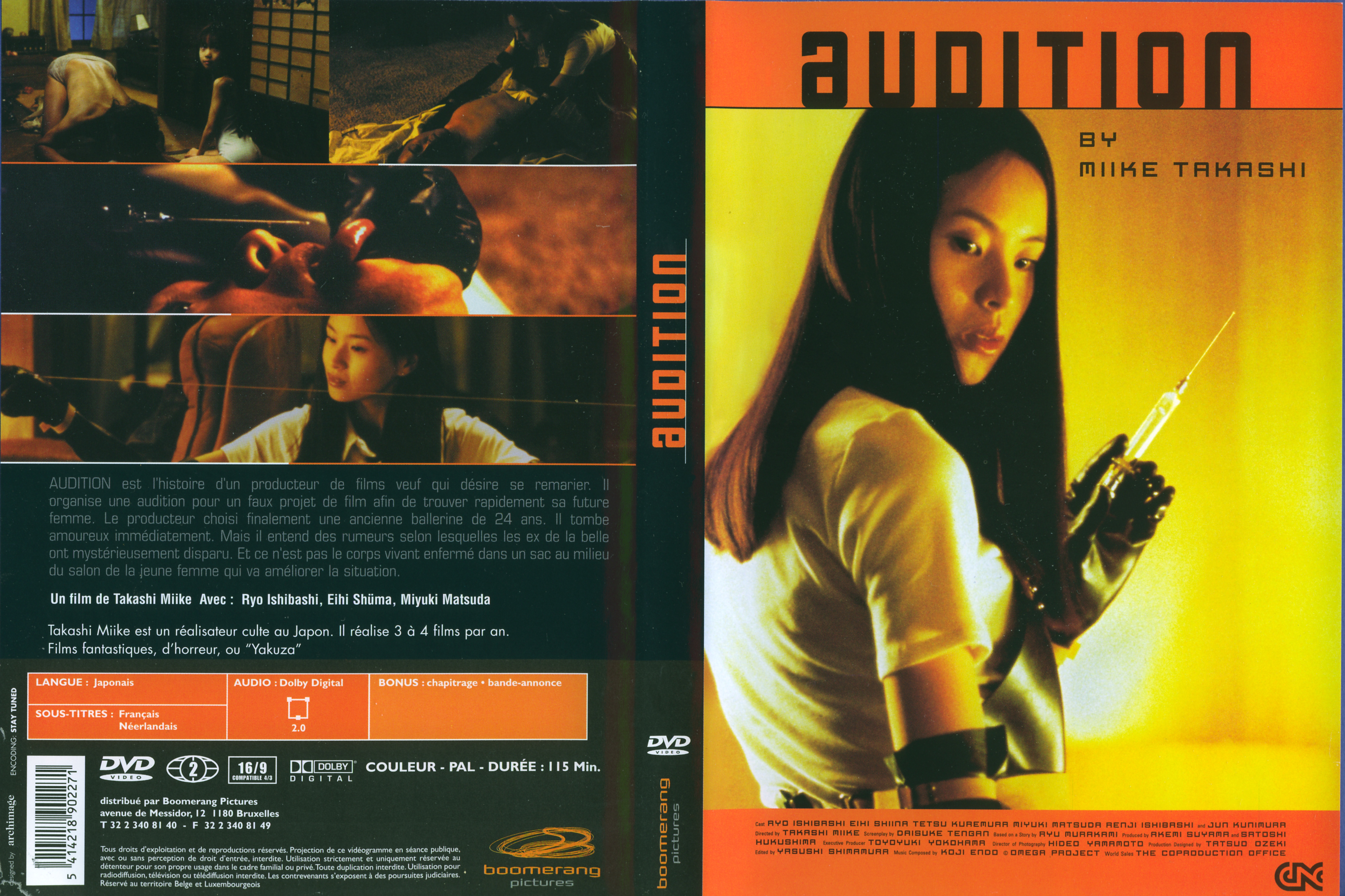 Jaquette DVD Audition