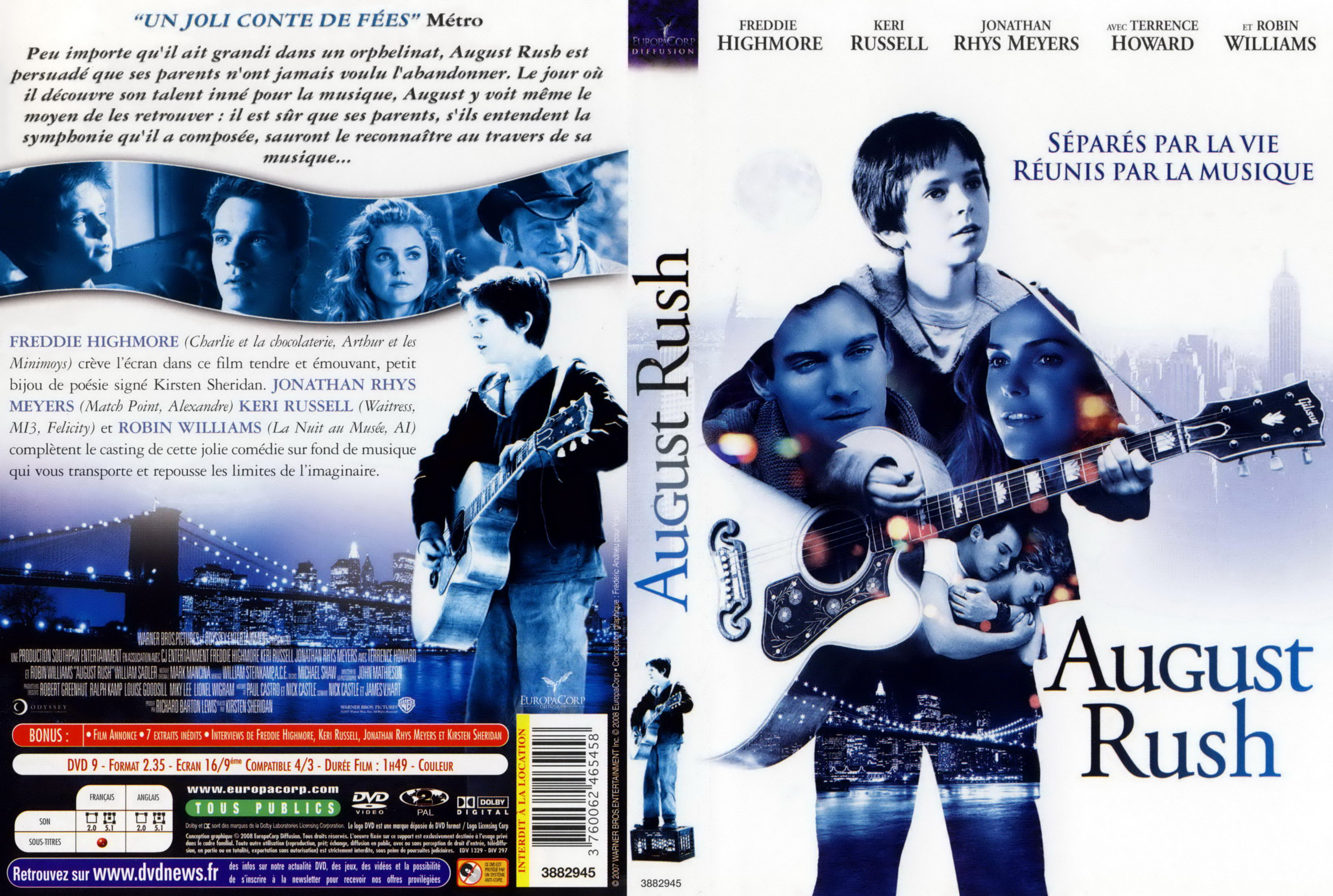 Jaquette DVD August Rush v3