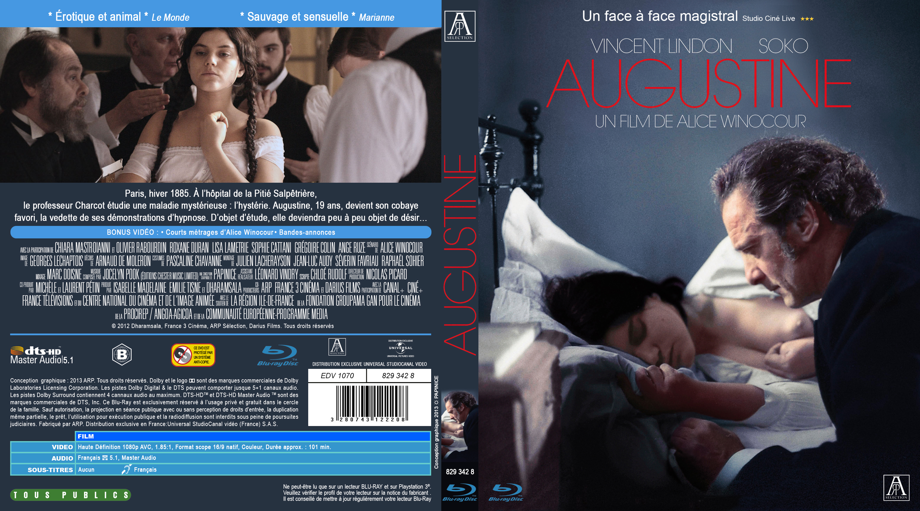 Jaquette DVD Augustine custom (BLU-RAY)