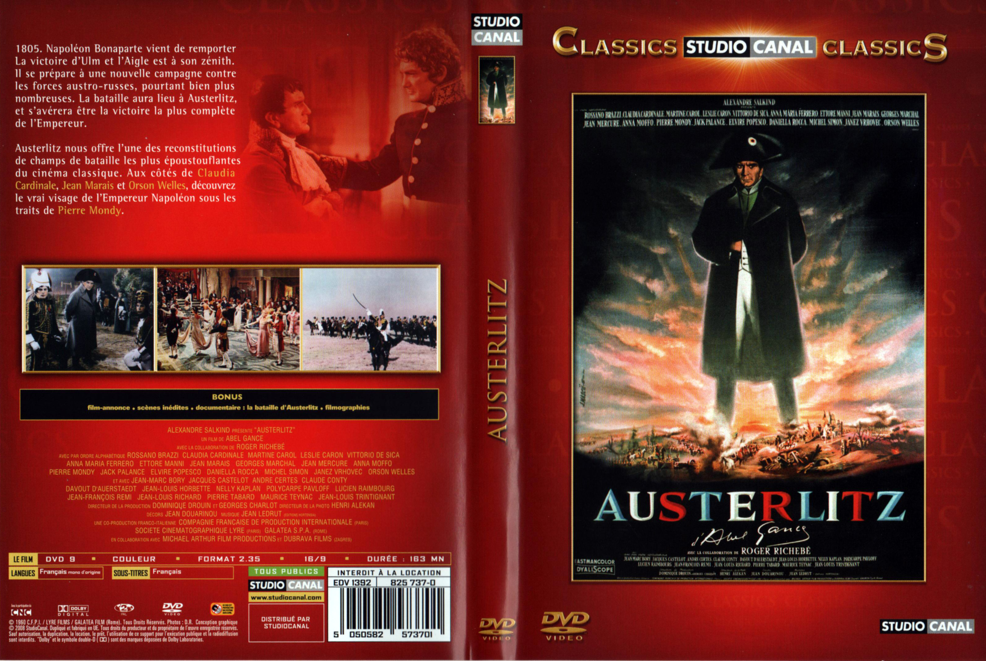 Jaquette DVD Austerlitz